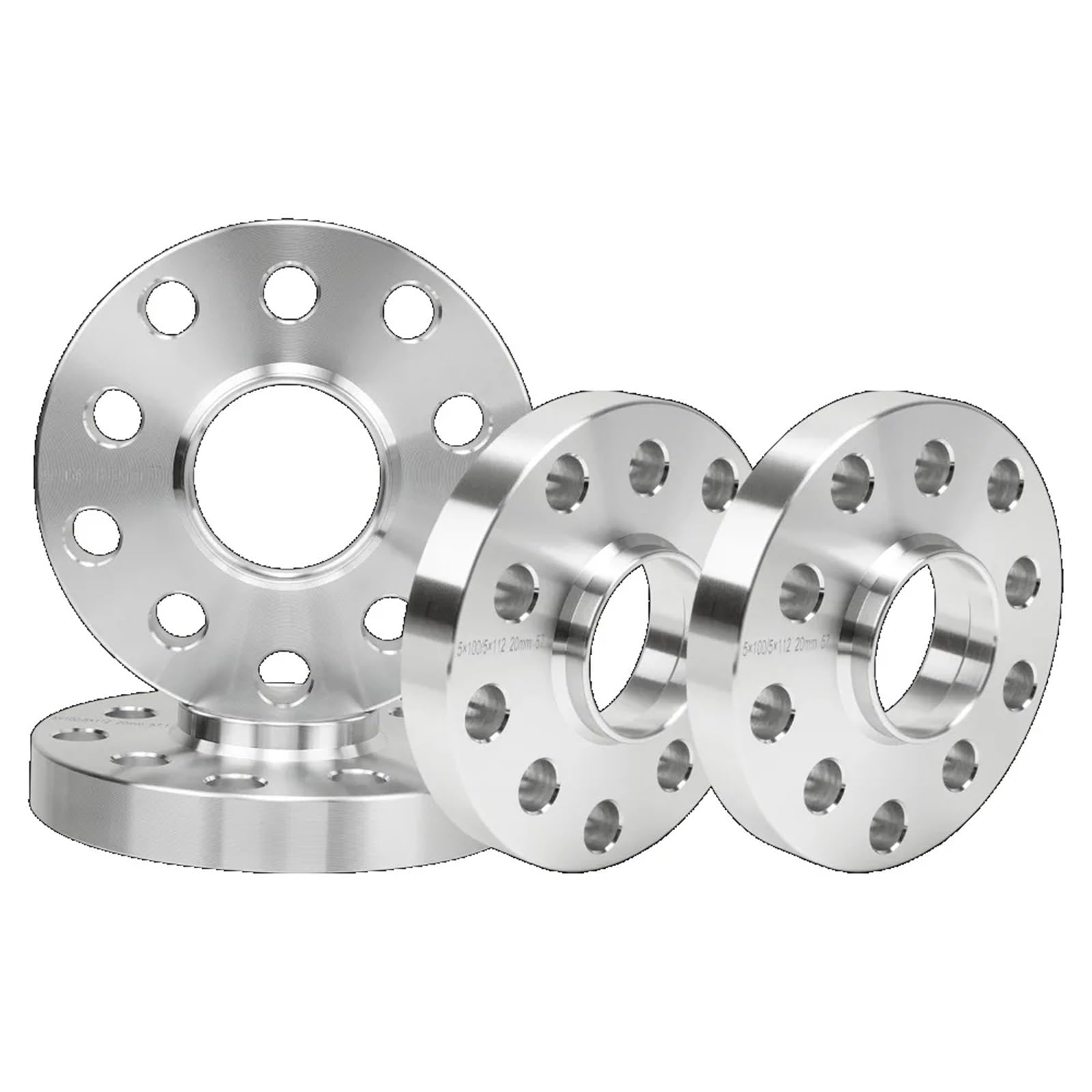 Ruedas Separadores para VW para Golf 2x1 5mm/2x20mm espaciadores de Rueda centrados y Pernos 57,1mm 5x10 0/5x112mm Espaciadores Rueda