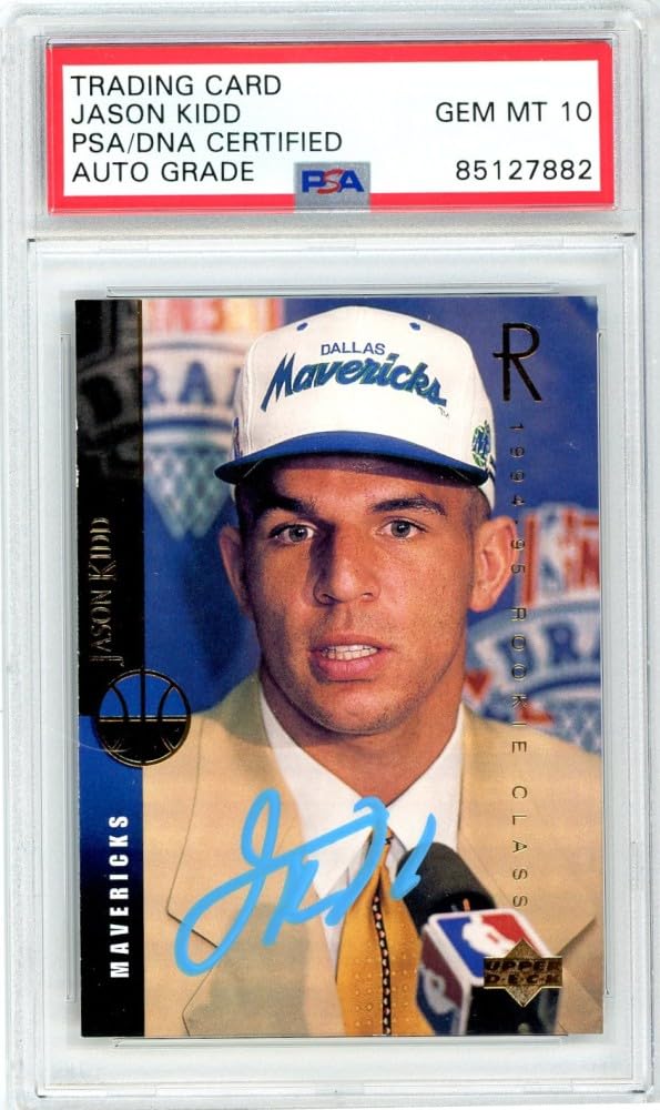 Amazon.com: Jason Kidd 1994-95 Upper Deck Autograph Rookie Card