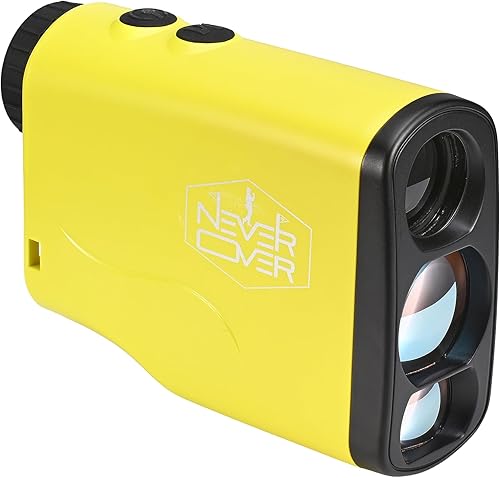 Miniatura 10 de Never Over Range Finder Golf 1100 yardas, telémetro de golf con pendiente y pantalla LCD, buscador de rango con tecnología de bloqueo de bandera de