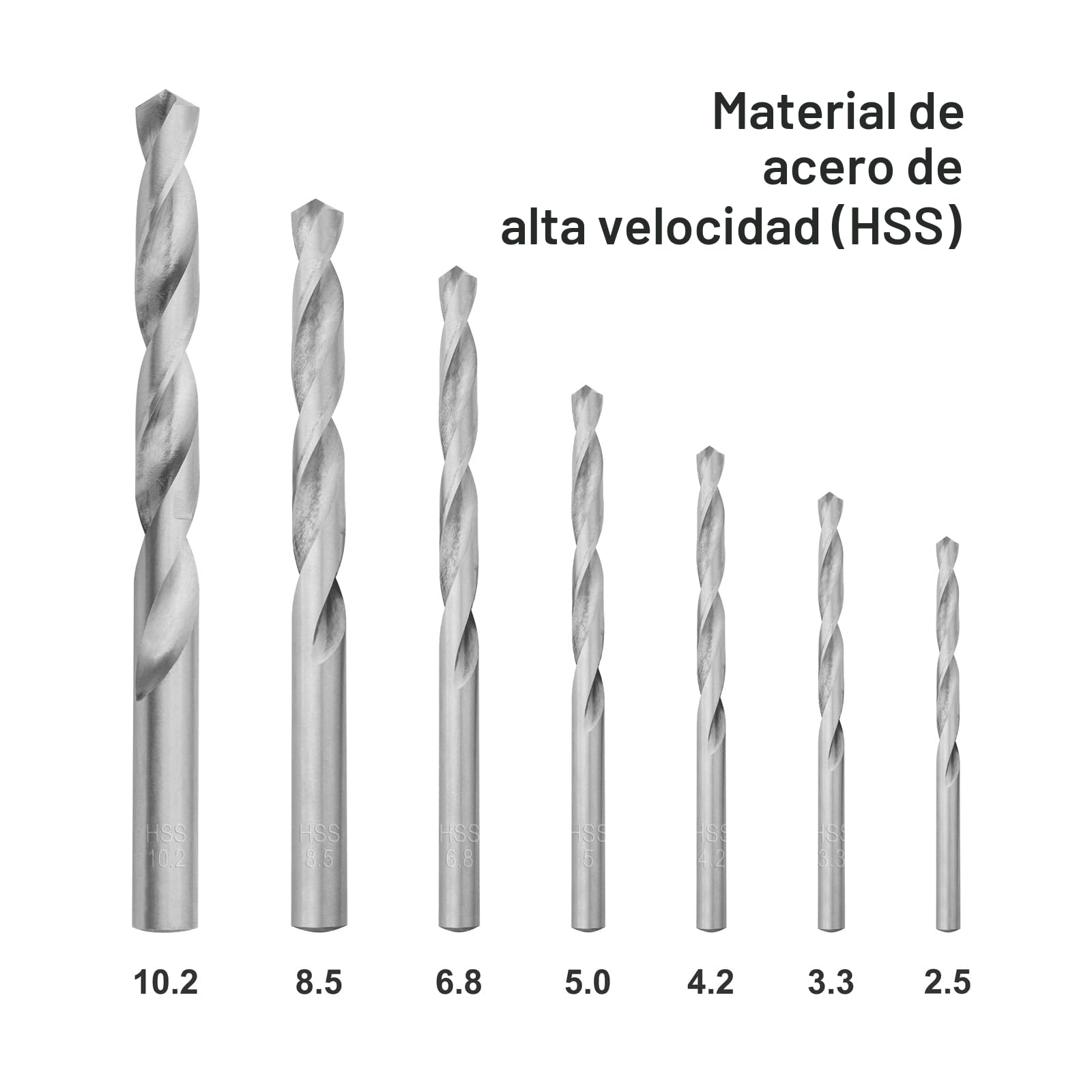 Gunpla 15 piezas Juego de Machos y Brocas de Roscar Herramientas para Hacer Roscas Manual Grifos Métricos M3 - M12 con Portamacho