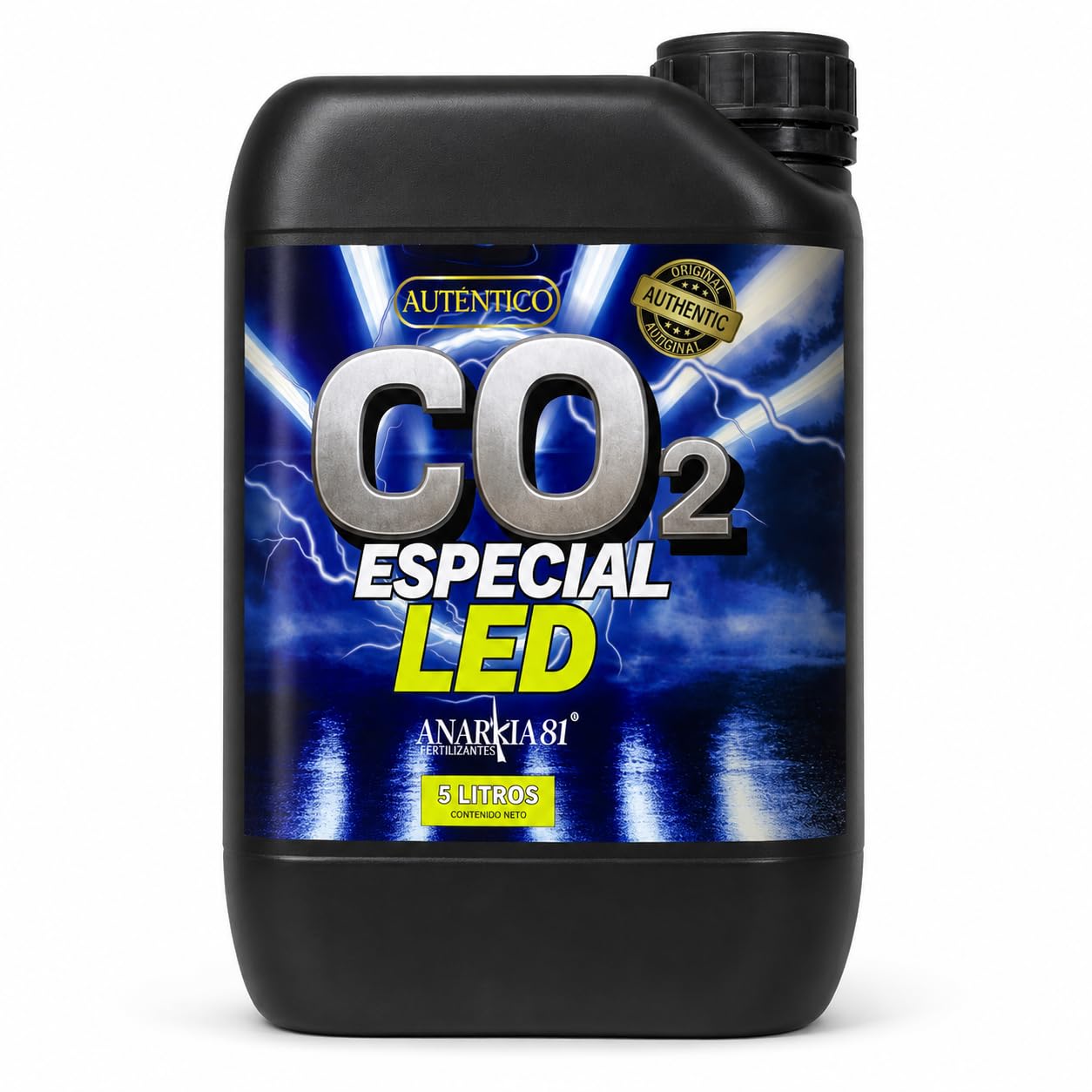 CO2 Especial LED 5 L – Fertilizante Orgánico Líquido para Cultivo Indoor con Iluminación LED - Anarkia81