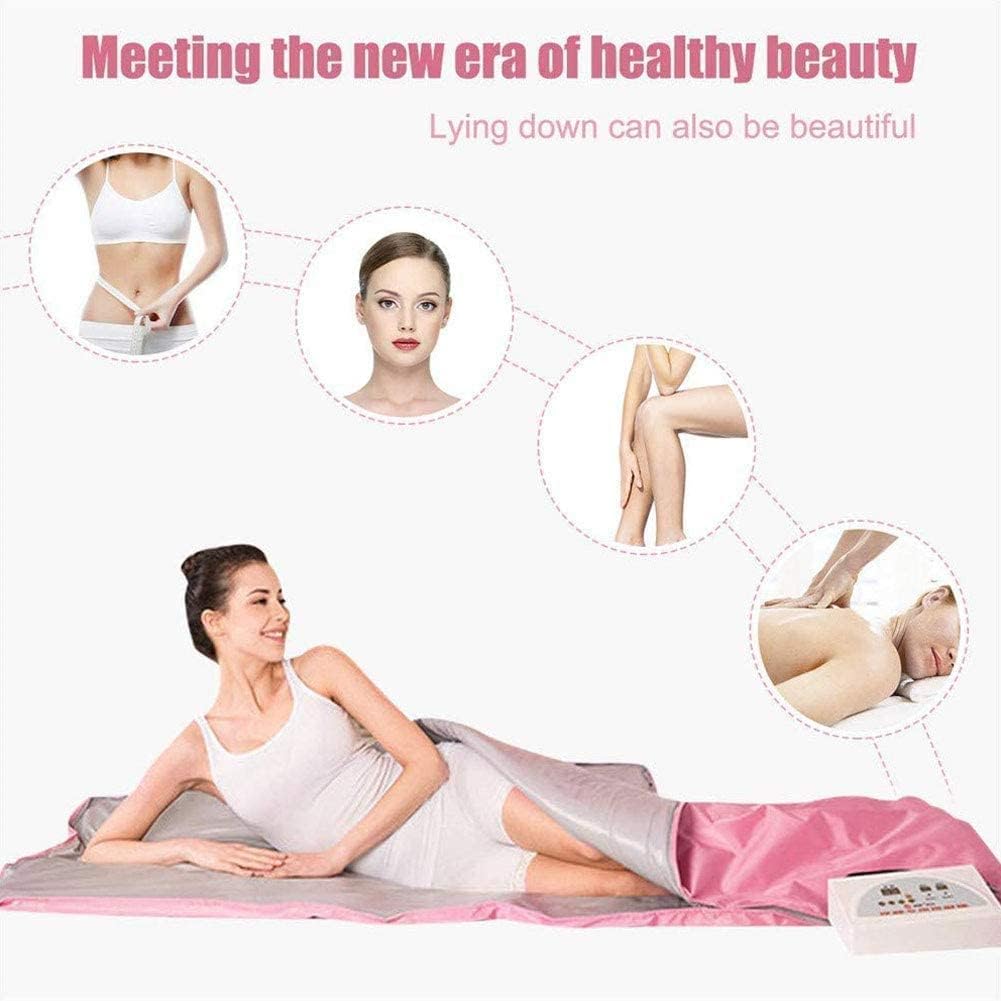 Coperta termica for sauna Macchina a vapore digitale a 2 zone Sauna Coperta dimagrante Modellamento del corpo e perdita di peso Macchina professionale for la bellezza della terapia disintossicante