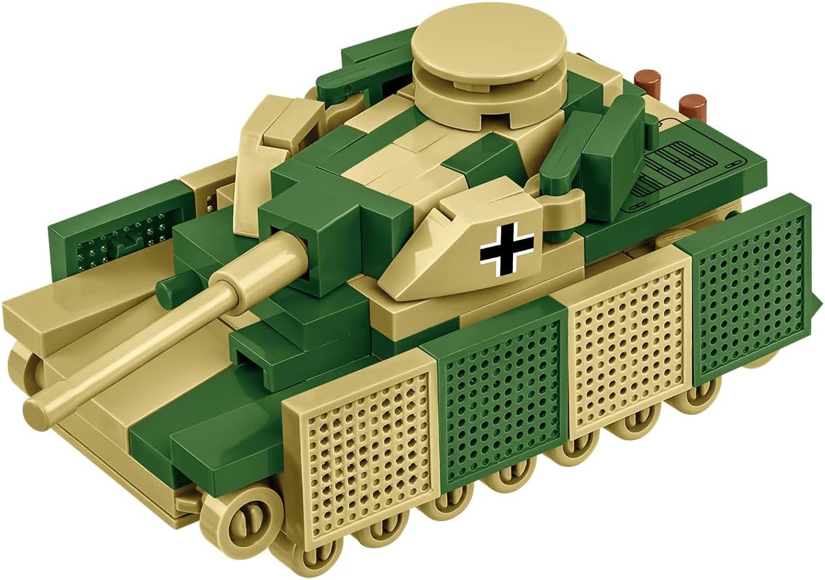 Historical Collection WWII Panzerkampfwagen IV Tank Building Set, 128 Pieces