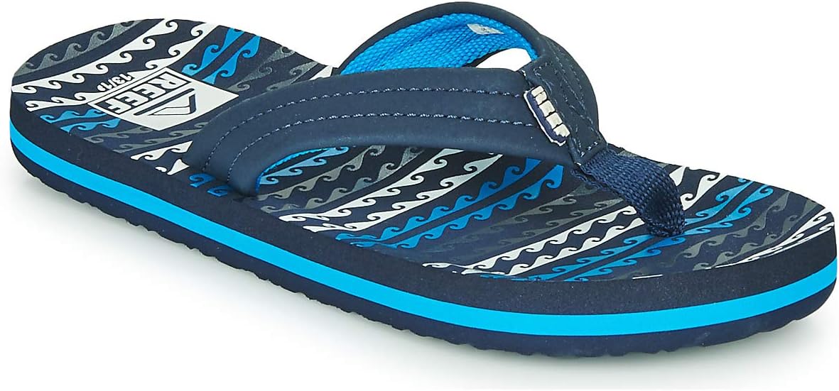 Reef Kids Ahi Kids Sandals 2-3 D(M) US Men Water Blue