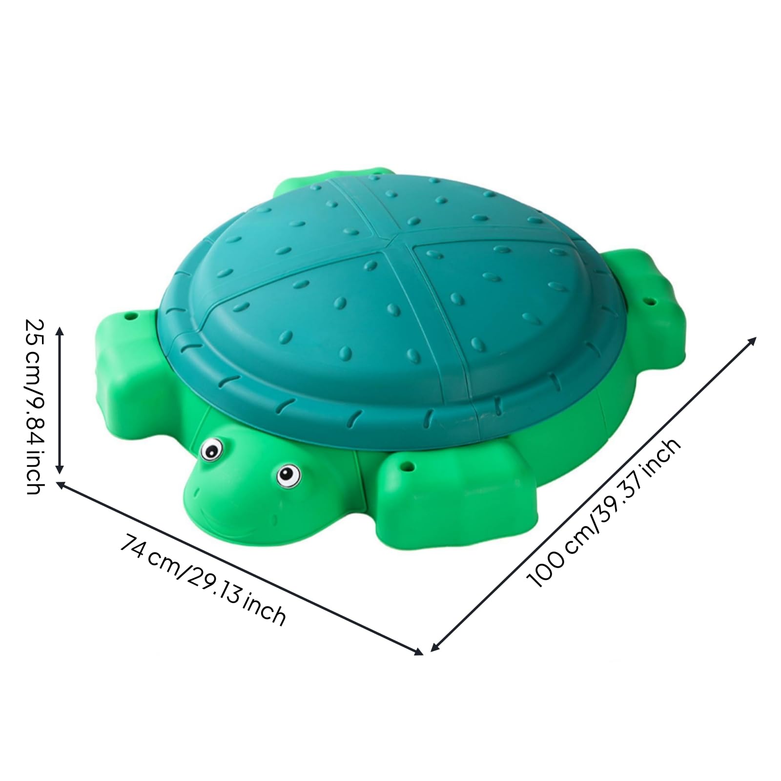 Piscina y Agua Portátil Juguete | Plástico Resistente, Caja con Tapa, para Jardín, Niños