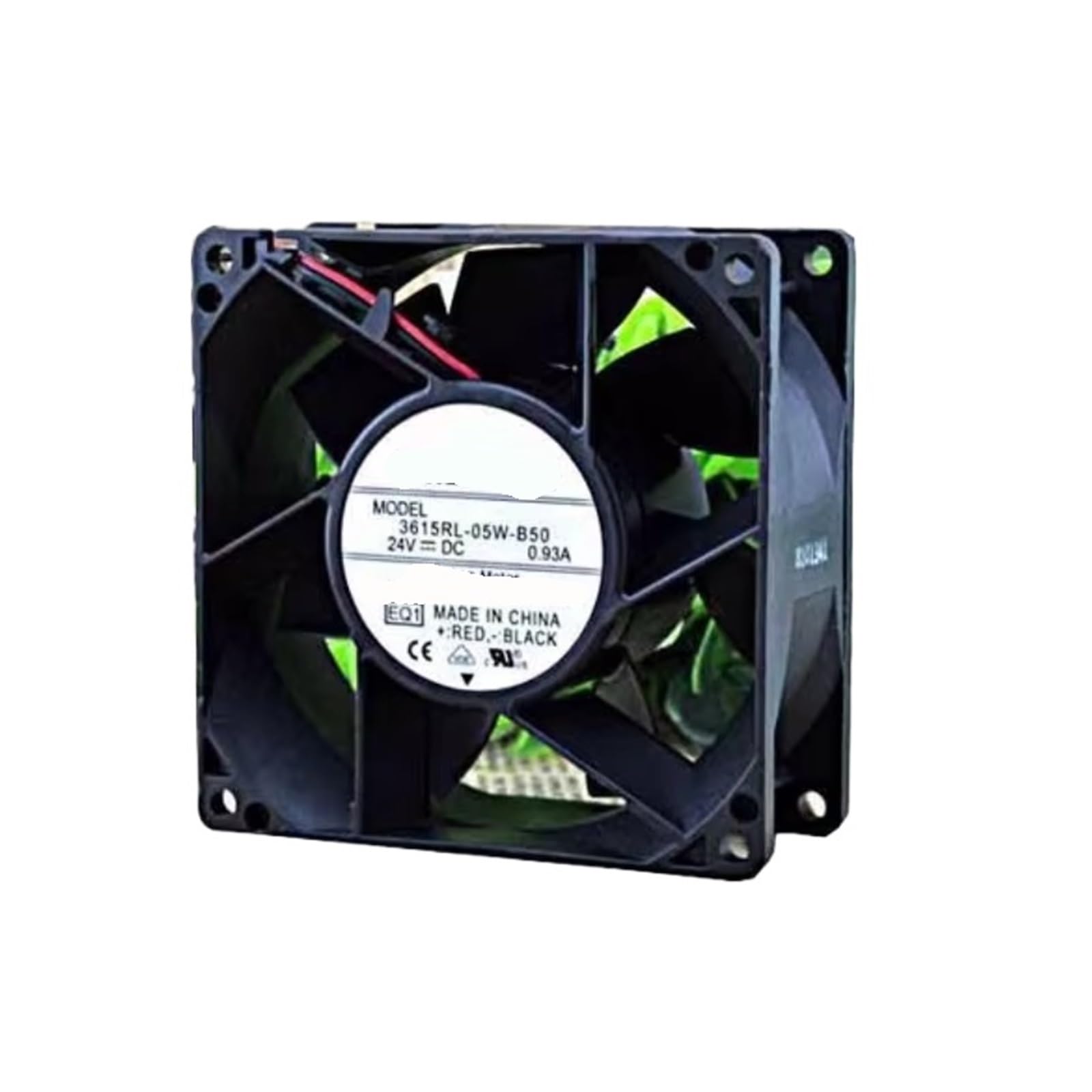 3615RL-05W-B59 EQ1 DC 24V 0.93A 3-Wire 90x90x38mm Server Cooling Fan