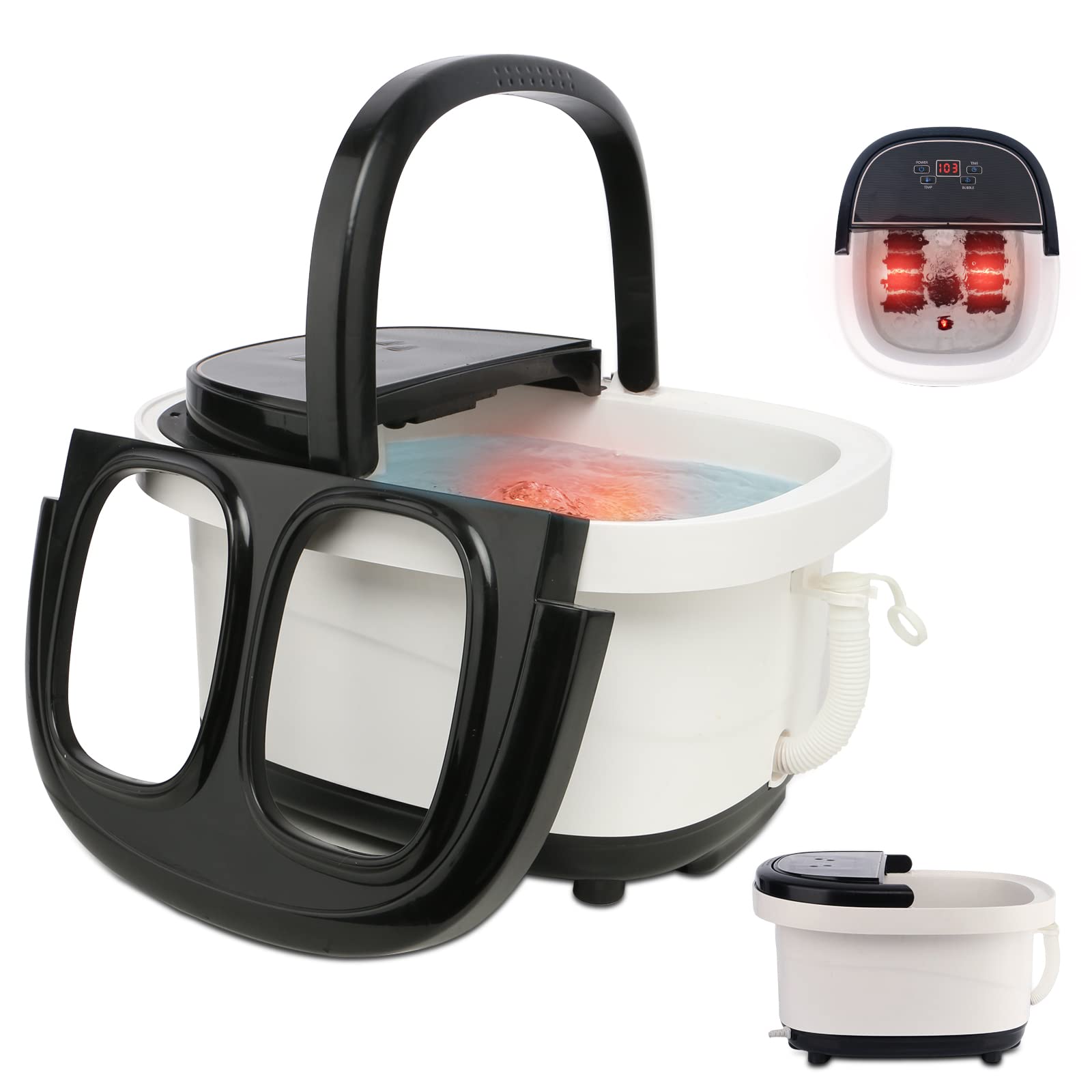 Pedicure Foot Spa Bath with Heat and Massage and Jets, Bubbles