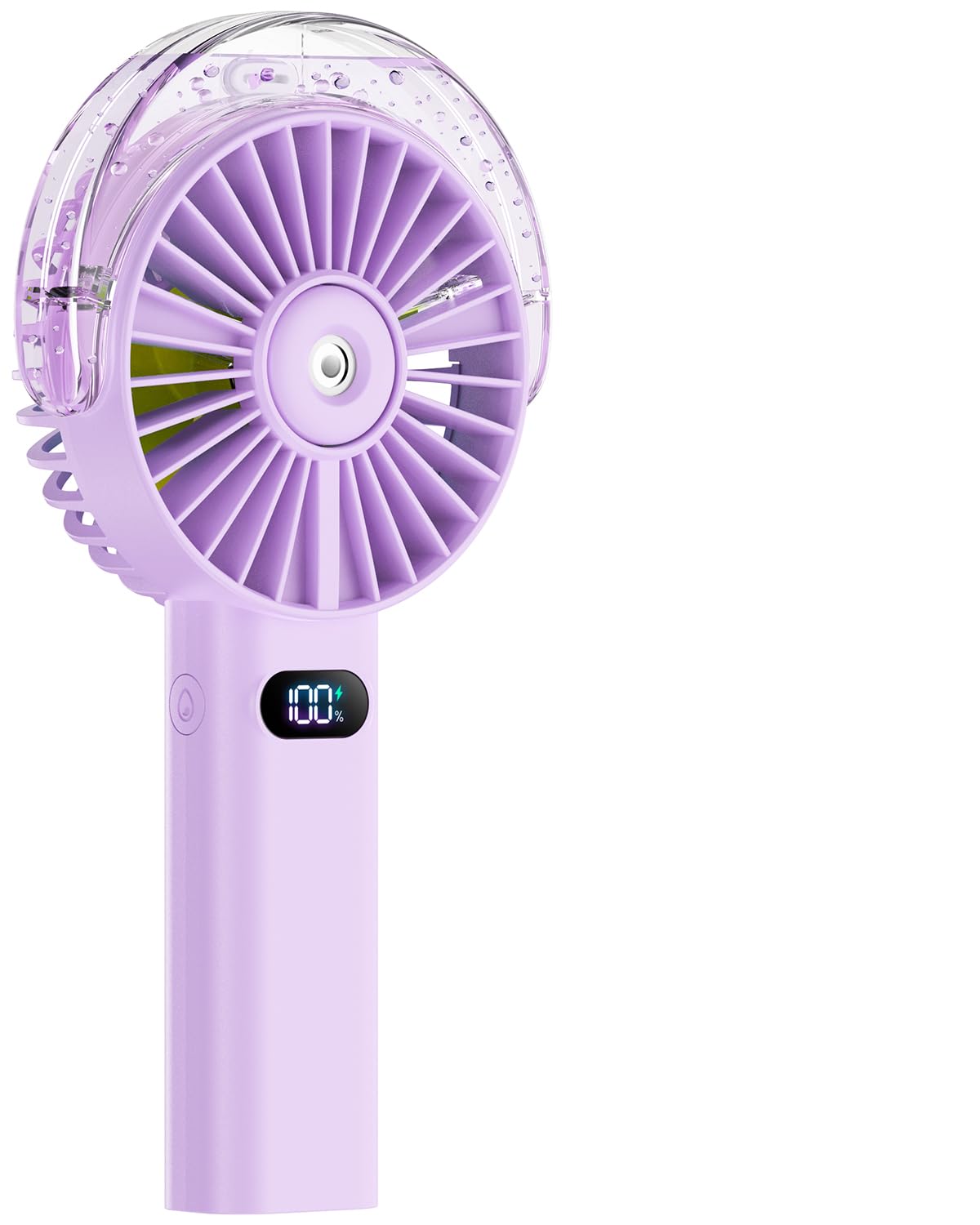 Ventilateur brumisateur portable à batterie 4000 mAh pour éviter l'air chaud et sec