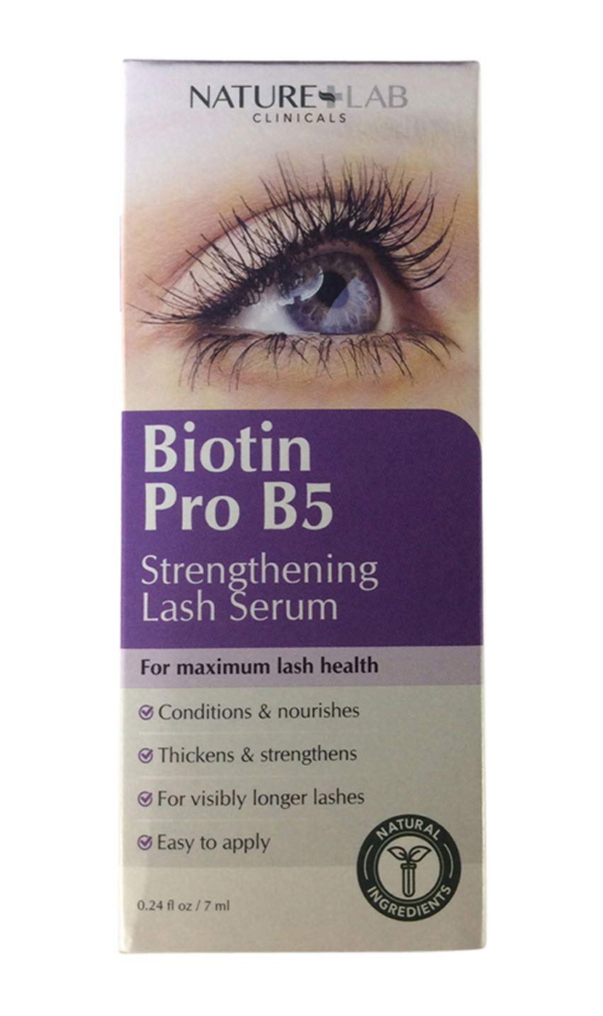 Biotin Pro B5 Strengthening Lash Serum with Vitamin E, Peptide and Hyaluronic Acid : Beauty & Personal Care