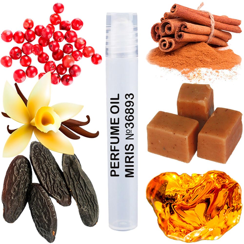 MIRIS No. 36893, Inspired by Strong With You Intens, Long-Lasting Perfume Oil for Men Roll-On, Rollerball 0.34 Fl Oz / 10 ml