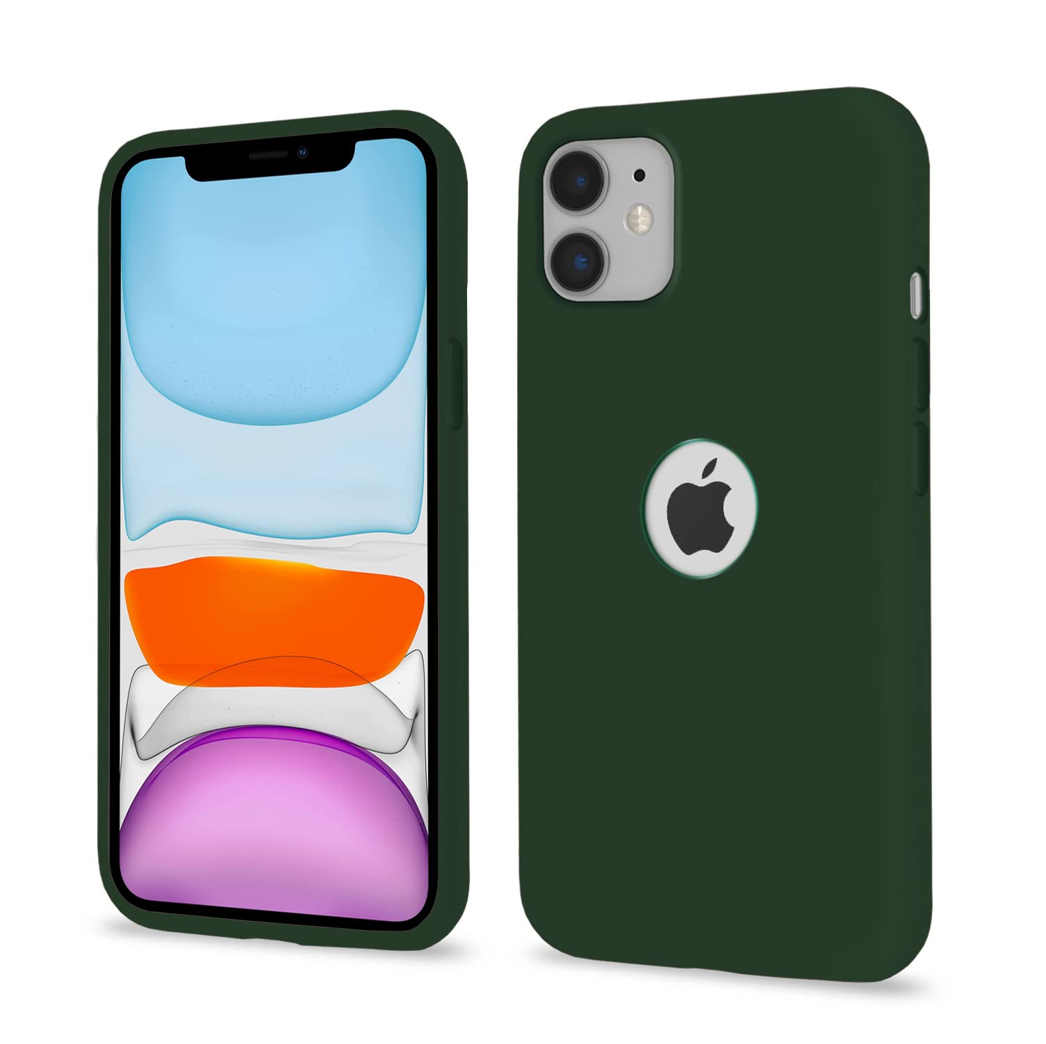 Pikkme Back Cover | Full Camera Protection | Raised Edges | Super Soft Silicone | Bumper Case for iPhone 11 (Green) (B0C1XBRK91) Amazon Price History, Amazon Price Tracker