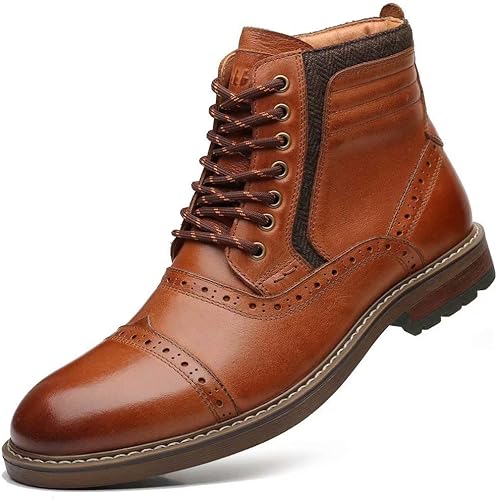 Botas Chelsea para hombre, elegantes y cómodas, de cuero, con cremallera