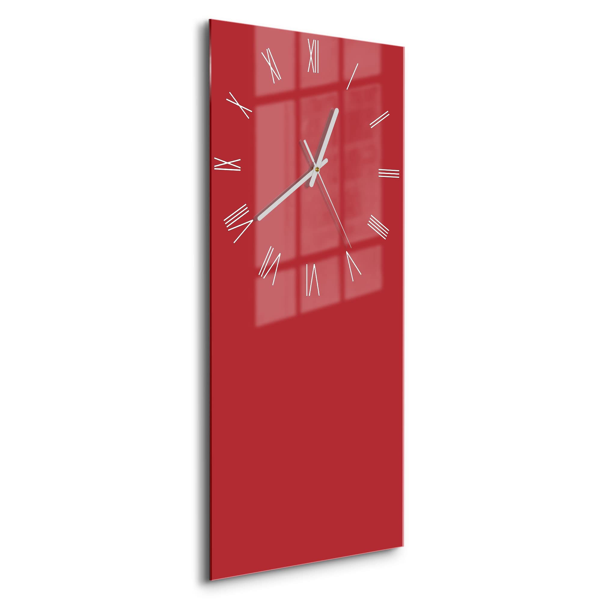 DEQORI Glazen klok, 30 x 30 cm, effen, zwart, opvallend stil DEQORI Glazen klok, 30 x 30 cm, effen, zwart, opvallend stil