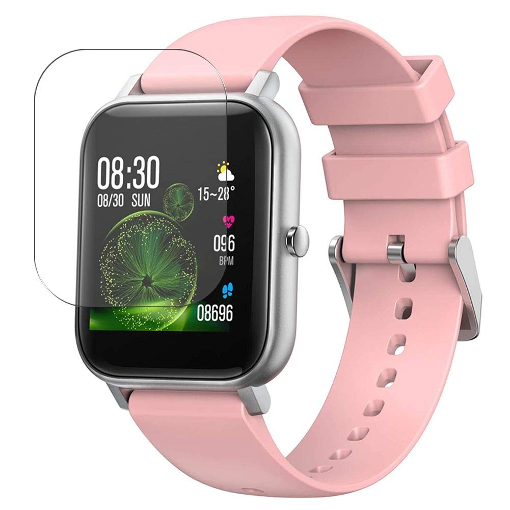 Puccy 3 Pack Screen Protector Film, compatible with Smartwatch Smart Watch BingoFit 1.4" TPU Guard （ Not Tempered Glass Protectors ）