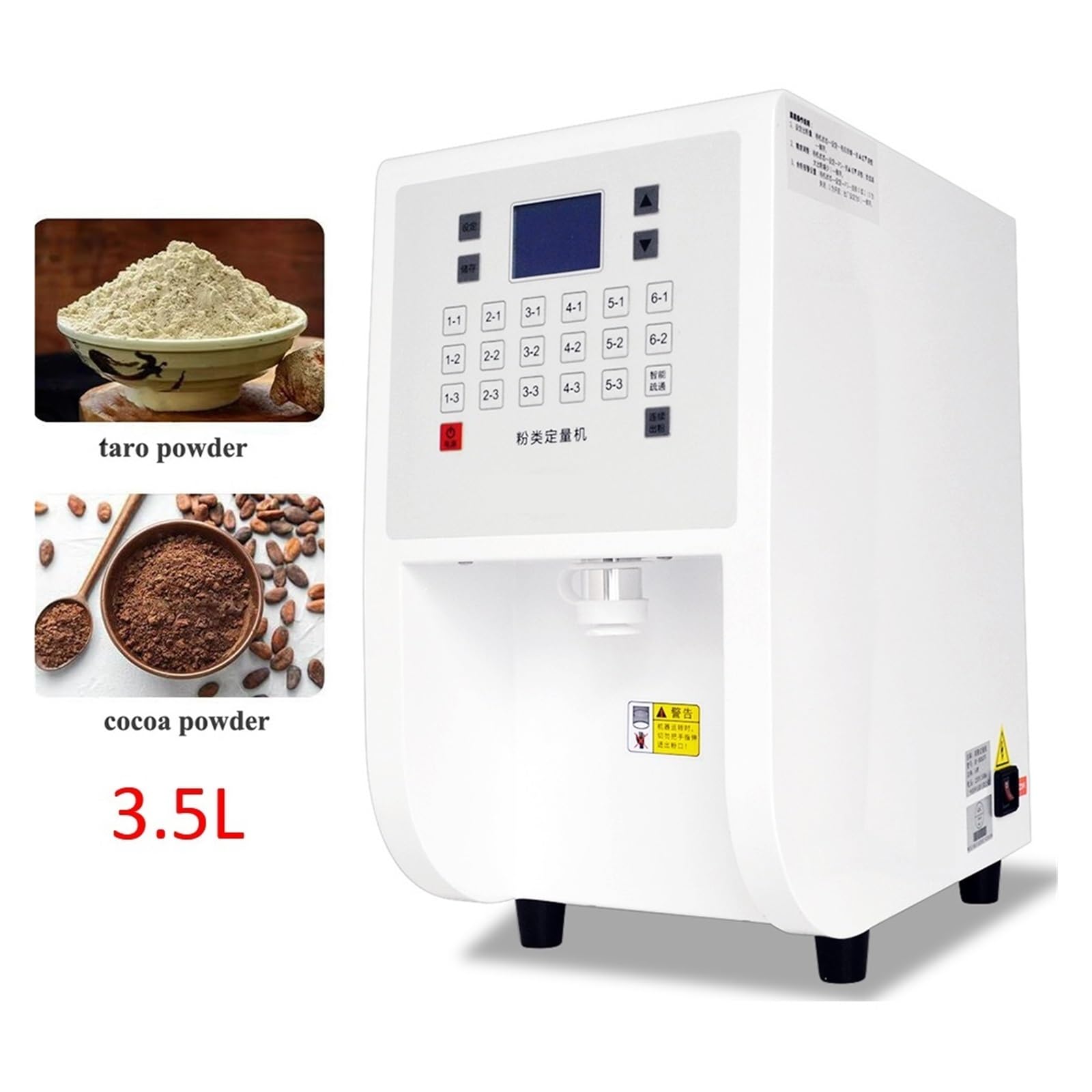 Pulver-Quantifizierungs-Abfüllmaschine, Leistungsdosierer, Messmaschine For Körniges Getreide, Kaffeeweißer/Taro/Kakao Präzise Abfüllung