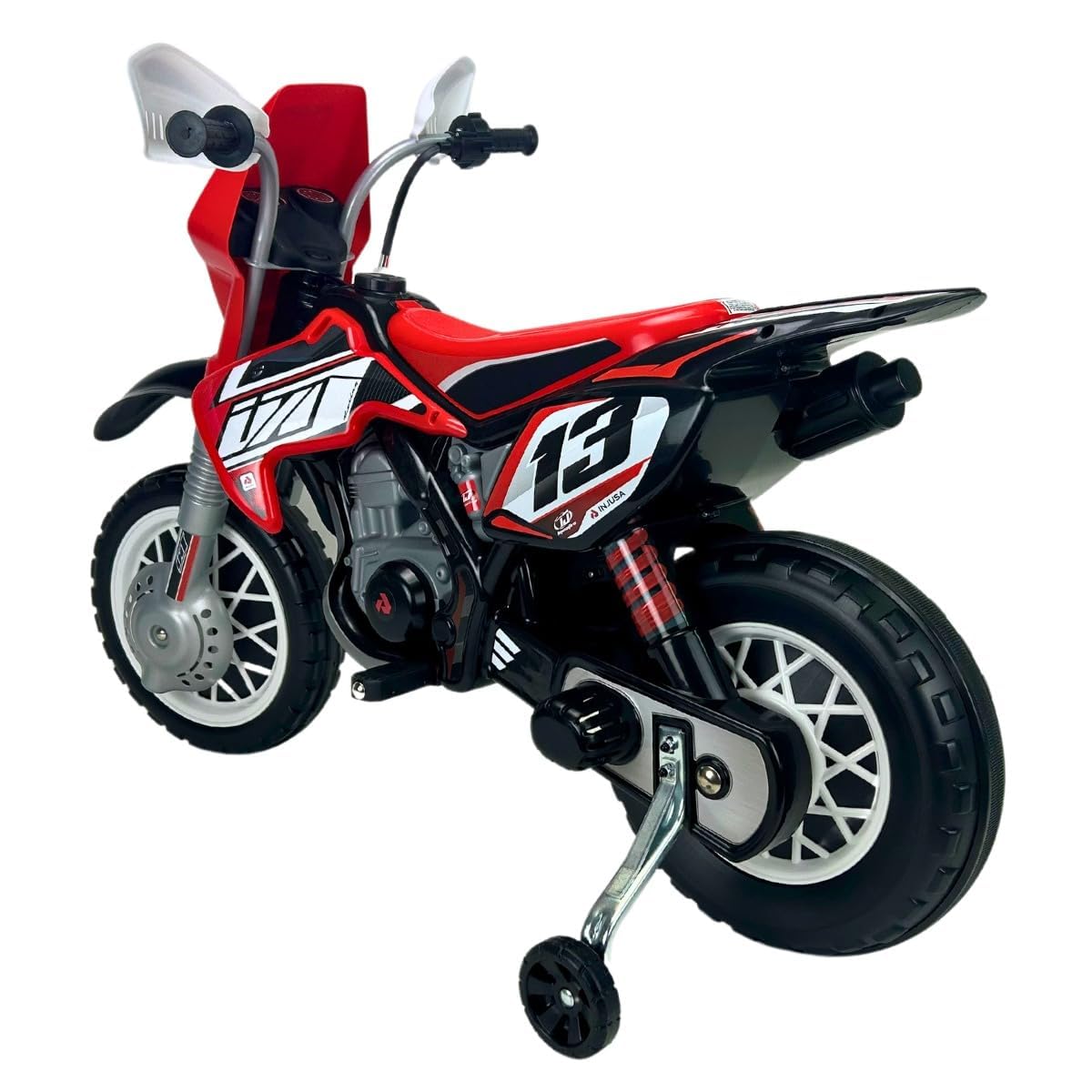 INJUSA Thunder MAX VX 12V Moto Eléctrica Niños 3-6 Años 5-6 km/h Roja