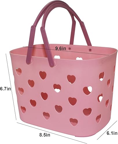 Miniatura 2 de Cesta organizadora de ducha portátil de 4 piezas, cesta organizadora de ducha de baño, cesta organizadora de plástico con asa para universidad,