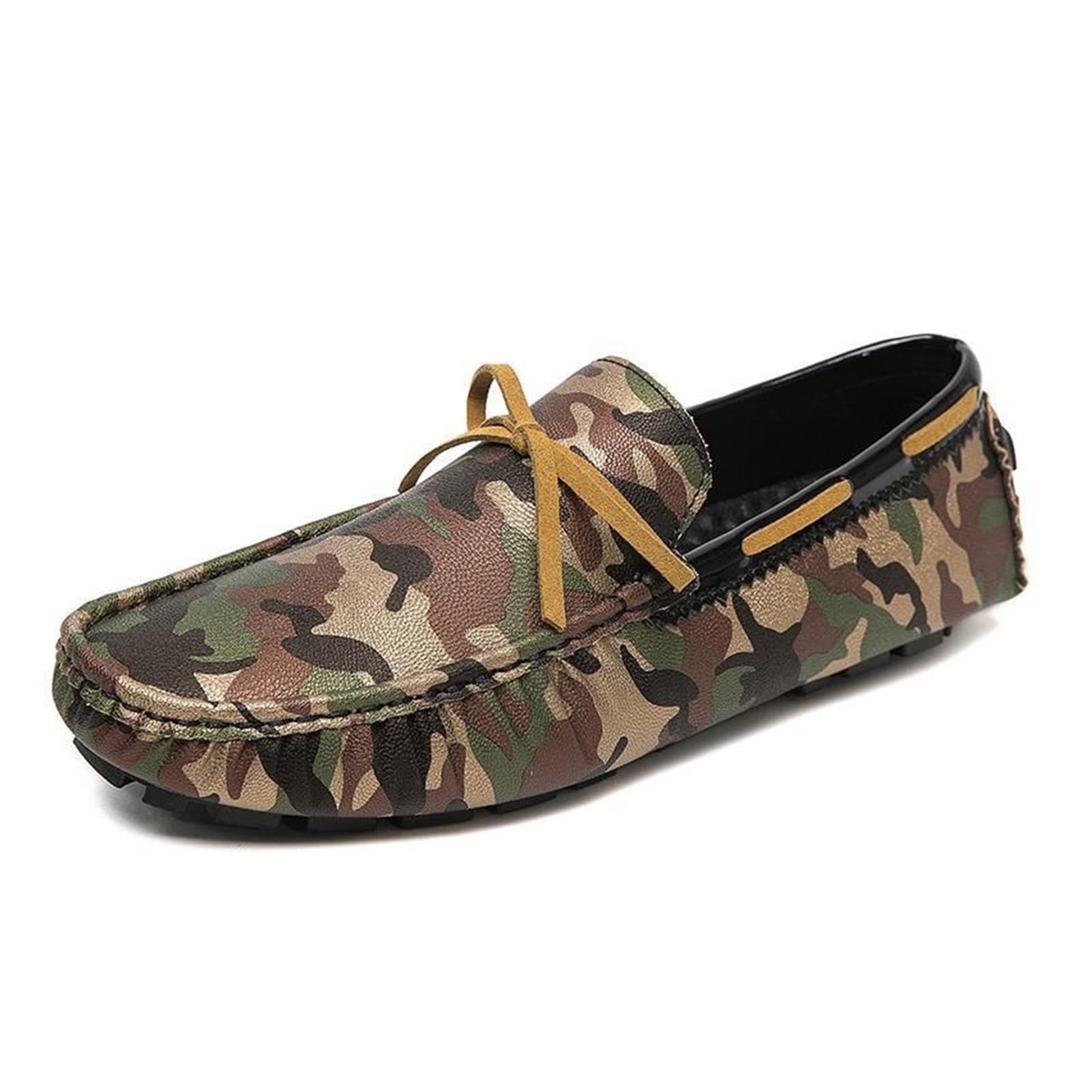迷彩柄 ローファー Amazon.co.jp: YUEXCHAO 迷彩男性ローファービッグサイズ48非スリップ