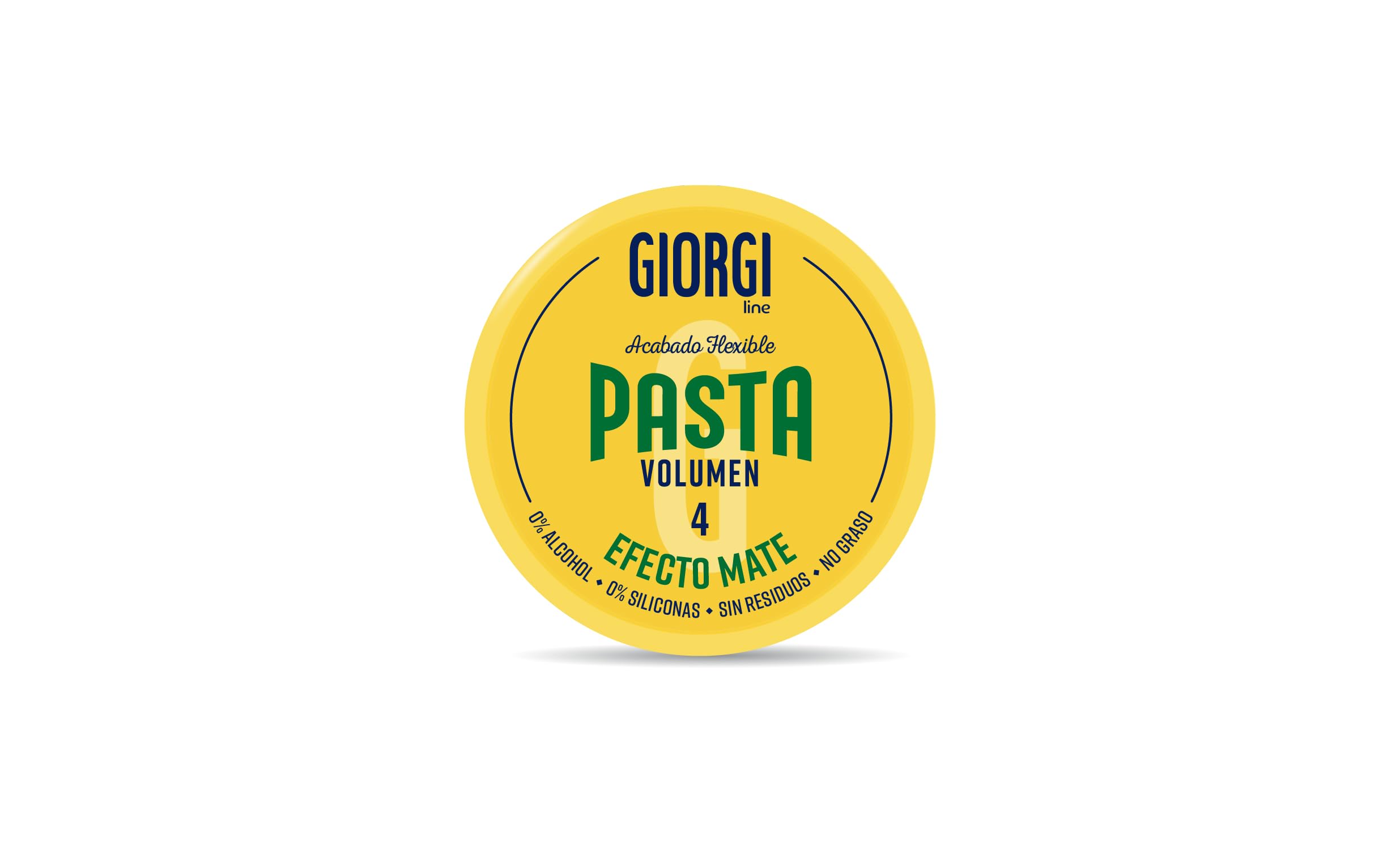 Giorgi Line - Pasta Volumen 75 ml - Acabado Mate Natural y Sin Residuos - 0% Alcohol y Siliconas - Aporta Volumen Definido y Duradero al Cabello sin Apelmazar - Ideal para Uso Diario