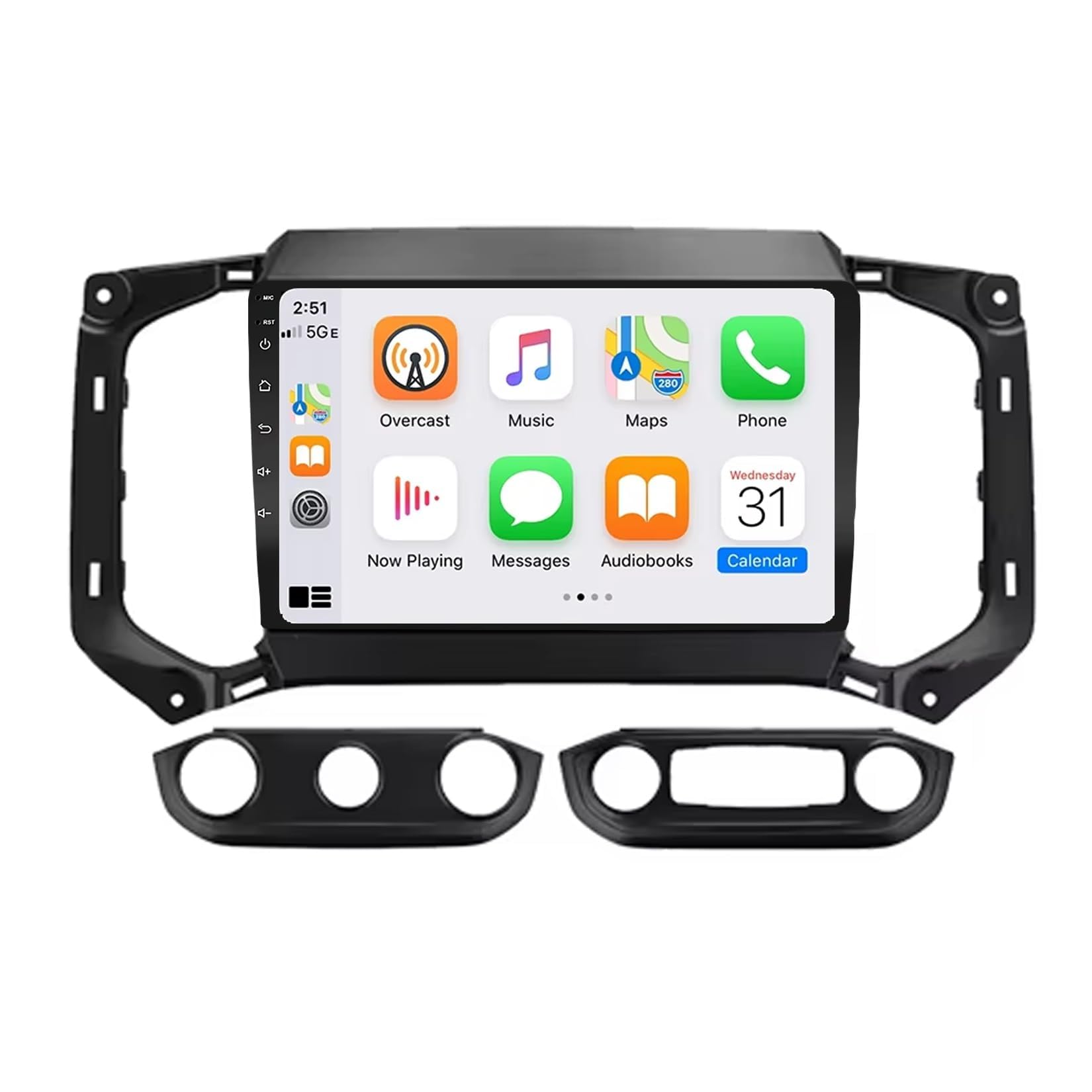 BCBSYCJP Car Radio with Wireless CarPlay Android Auto for Chevrolet TrailBlazer 2017-2019 9 Inch Stereo Mirror Link Bluetooth with Android Auto Carplay Wireless WIFI FM GPS,8 Core 8G+128G