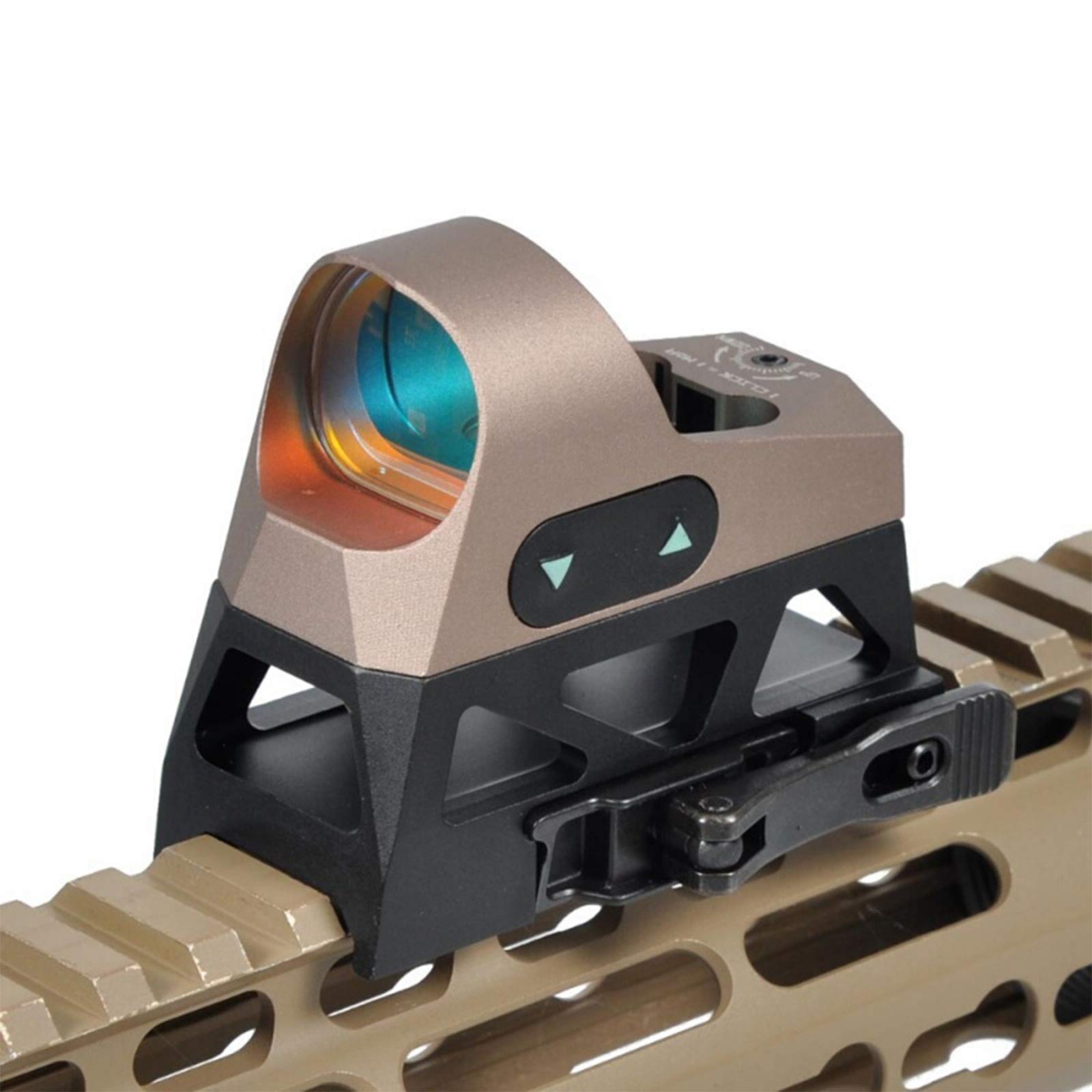 LLY Outdoor Tactical Rifle Scope, ROME03 SIG R3 Red Dot Holographic Sight, with 20MM Weaver/Picatinny Rail Mounts, for Crossbow Airsoft Hunting