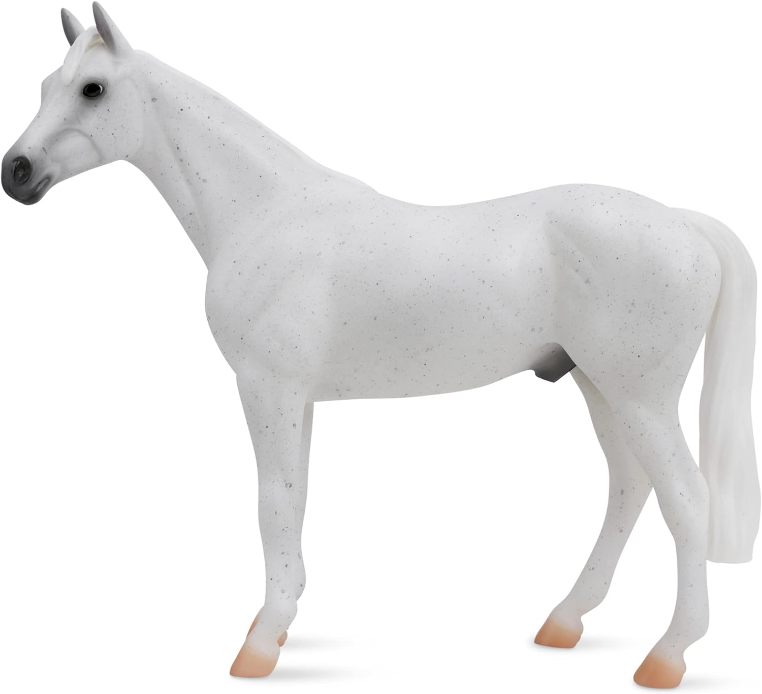 Breyer Horses Freedom Series Fleabitten Grey Thoroughbred Horse Toy 9.75" x 7