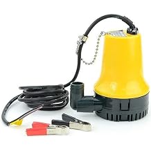 Drainage Pump, Pool, Submersible Drainage, For Saltwater Use, Small & Lightweight, 12 V/24 V, Submersible Pump, 70 Liter, 1.0 inch 25 mm Diameter, Bilge Pump, Construction Machinery, Agriculture,