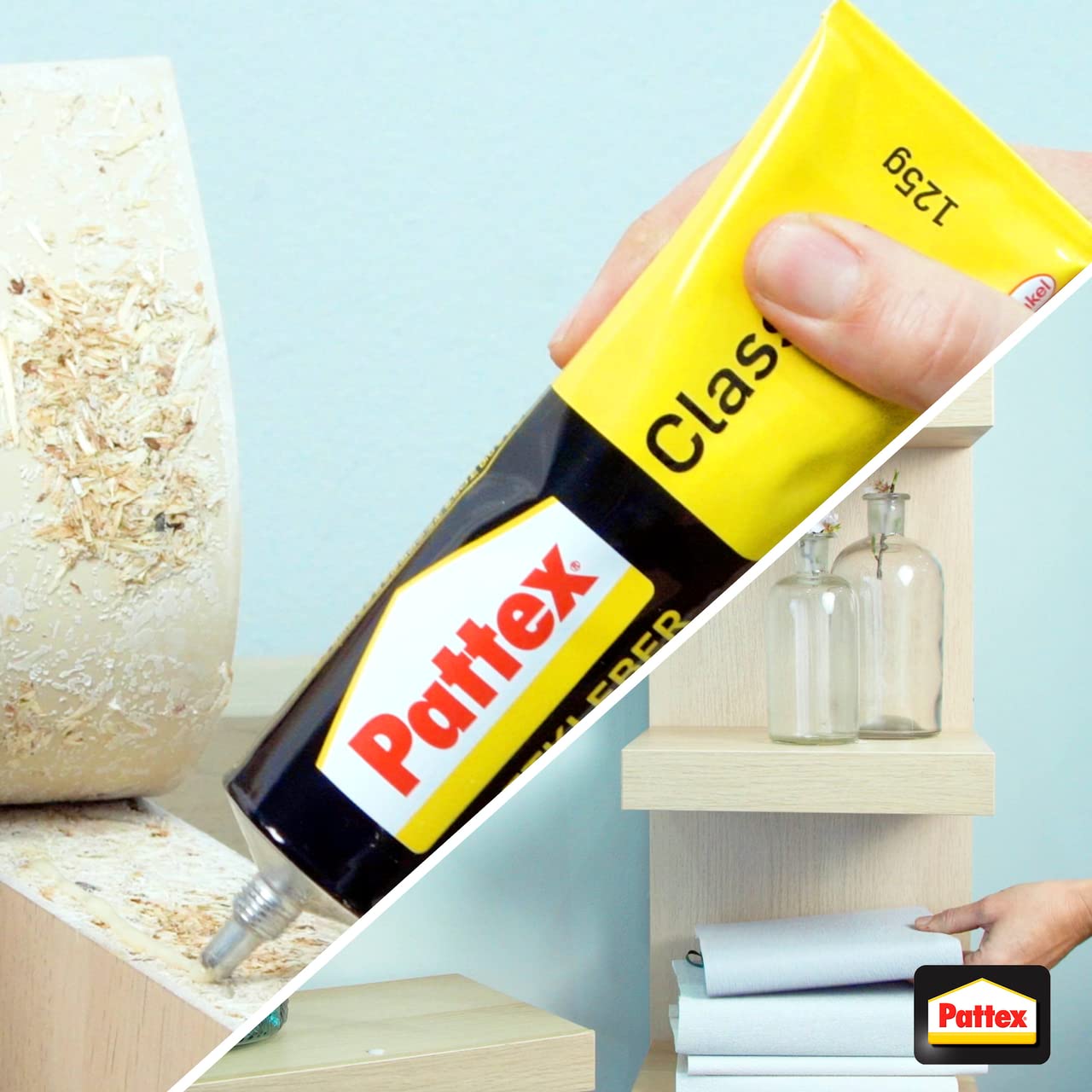 Pattex Cola De Contacto Dispenser 125 gr, Multimaterial y Encolado Flexible, instantáneo