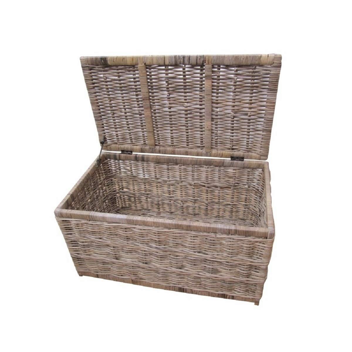 Storage Chest Trunk Wicker Rattan Medium