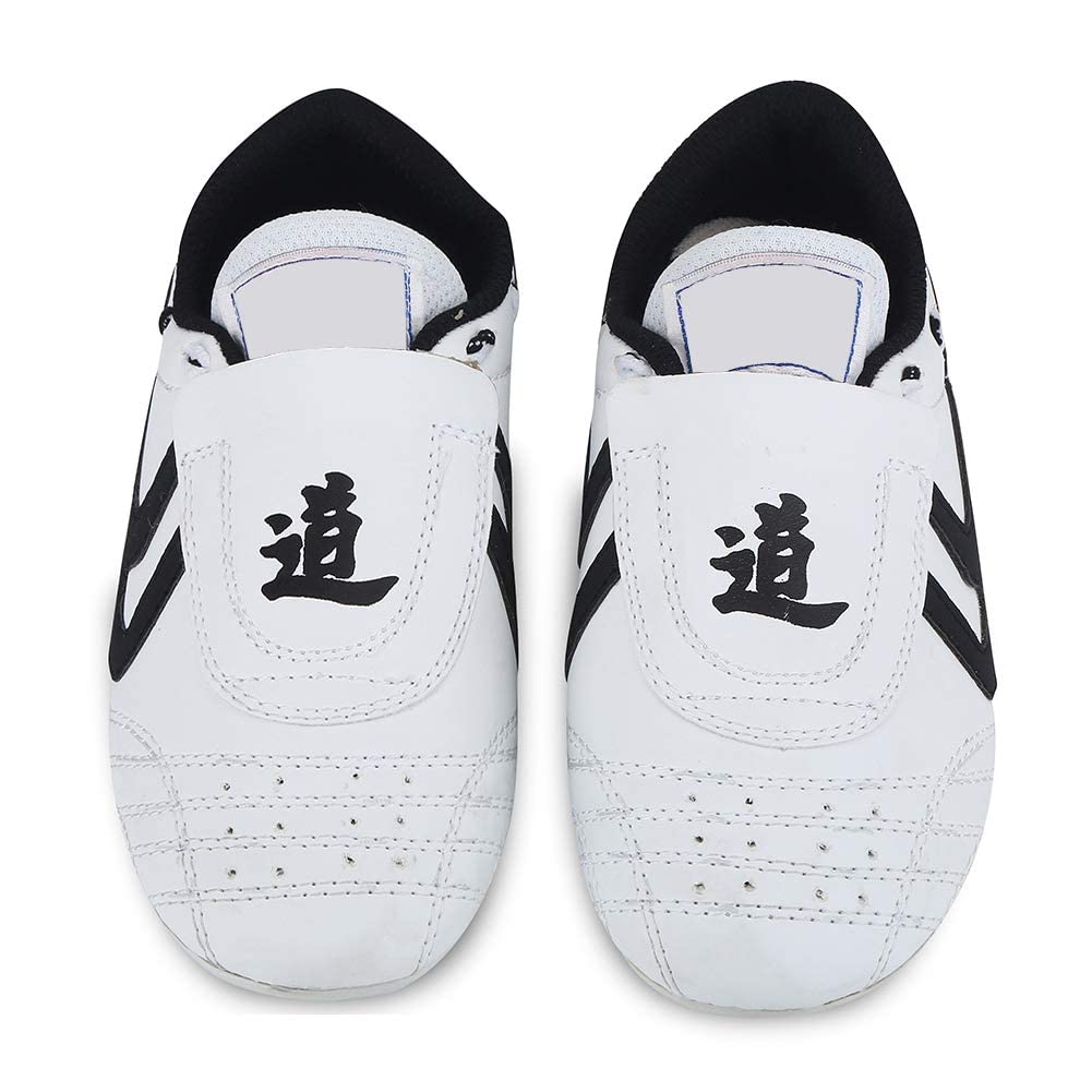 VGEBY Zapatillas de Taekwondo Antideslizantes Zapatos de Artes Marciales para Adultos y Niños, Unisex, Talla 28-45, Blanco