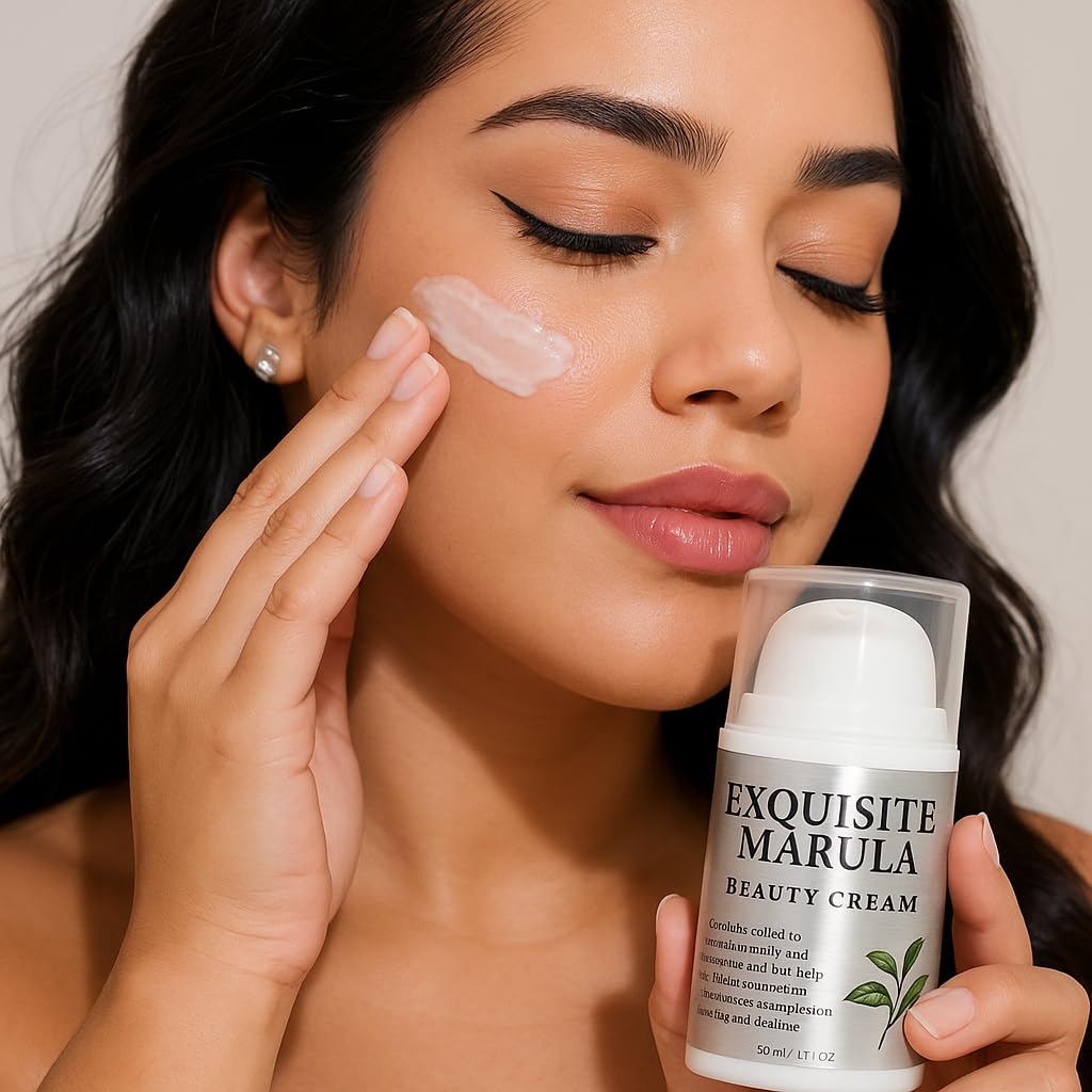 Nature Skin Shop Exquisite Marula Beauty Cream, Nourishing Moisturizer for Dry & Mature Skin, with Antioxidant-Rich Marula Oil, Restores a Radiant Glow, 1.7 Ounces