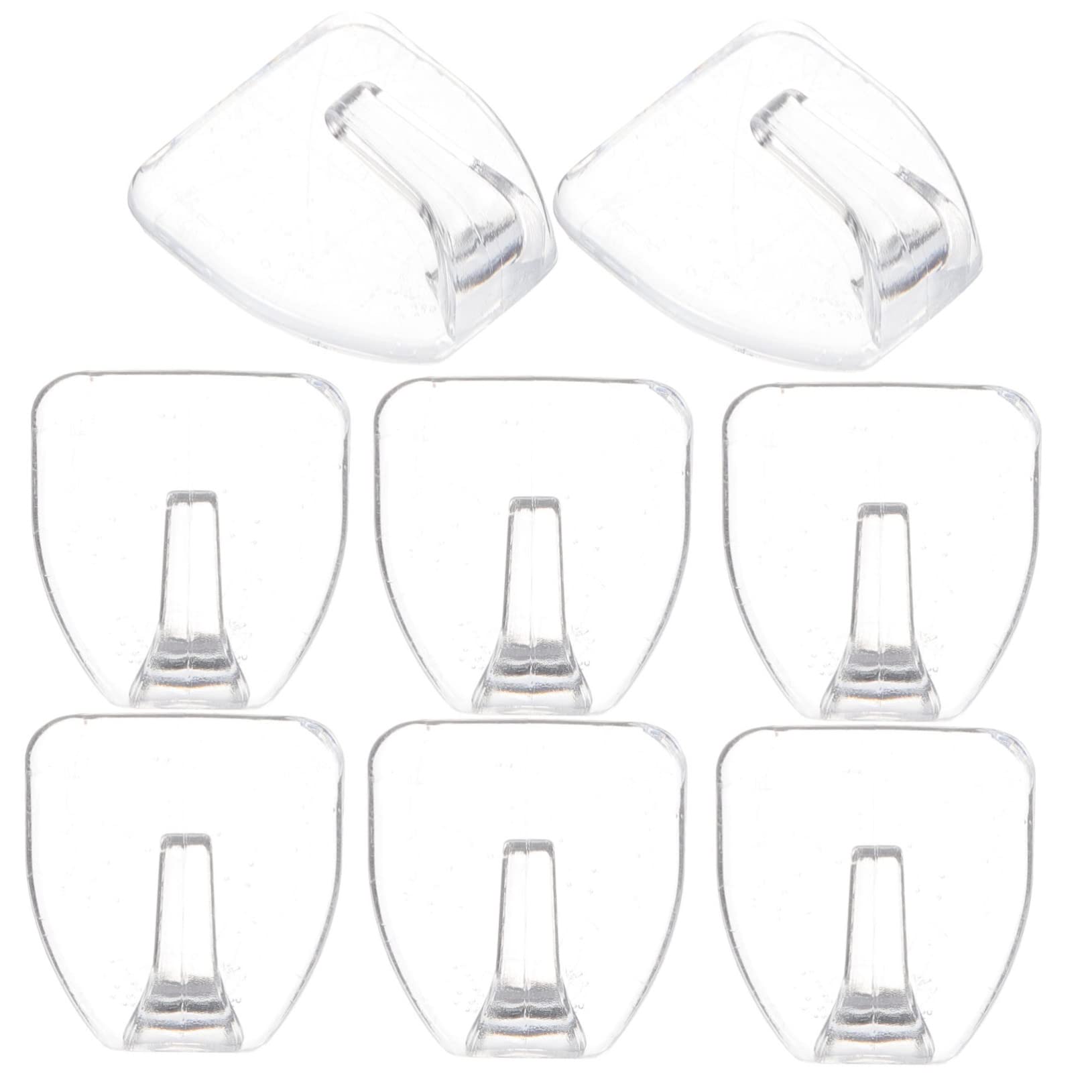 Artibetter 5 Juegos Juego De Ganchos Transparentes Ganchos Pared Enganches Pared Hangers De Pared Adhesivo Percha Para Ducha Adhesivos Para Colgar Pegarse En 8 Uds * 5