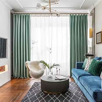 ベルベットカーテン ディープグリーン ベルベットカーテン ディープグリーン