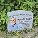 CUDMORERBE Personalized Memorial Garden Stones for Loved Ones Lost, Weatherproof Memorial Gravestones Tombstones Custom with Photo, Sympathy Memory Gifts for Loss of Loved Ones Dad Mom