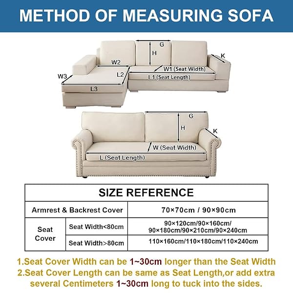 JIAN YA NA Sectional Couch Cover, Velvet Sofa Slipcover for Pets and Kids, Anti-Slip Washable Furniture Protector for 3-Cushion Couch, Loveseat, Recliner, L-Shaped Sofa, Armrest & Backrest (1 Piece) by JIAN YA NA - Used condition - Image 7