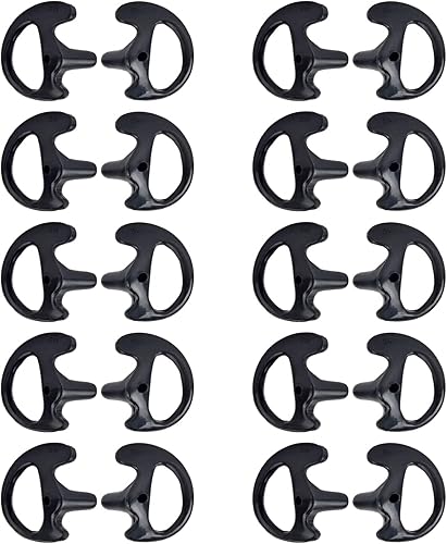 HYSHIKRA Earmold - Tapón de oído de silicona de repuesto para Motorola Kenwood de dos vías para Motorola Kenwood, radio bidireccional, kit de audio