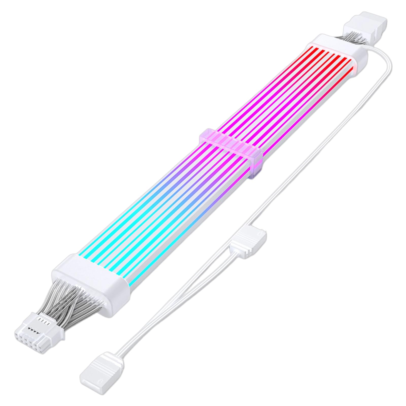 Cavo prolunga per Scheda Grafica GPU ARGB da 35 cm Design a 12 + 4 Pin Facile Installazione e luci Cavo prolunga GPU ARGB