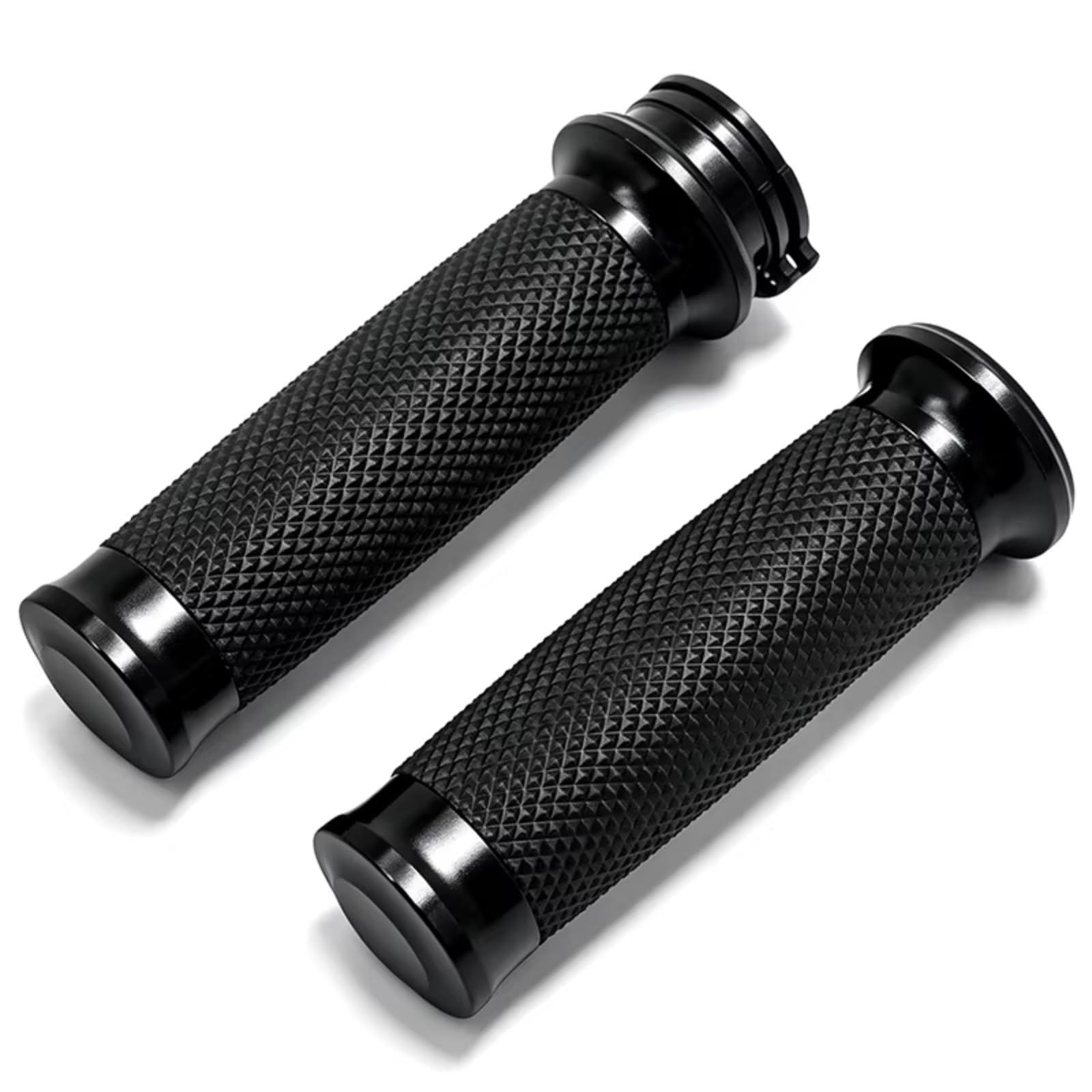 Funda Agarre Motocicleta Mangas Antivibración Para Touring 1996-2007 Fundas manillar moto | Cubierta de agarre para manillar de motocicleta, mangas antivibración, 1 pulgada, 25mm(Black)