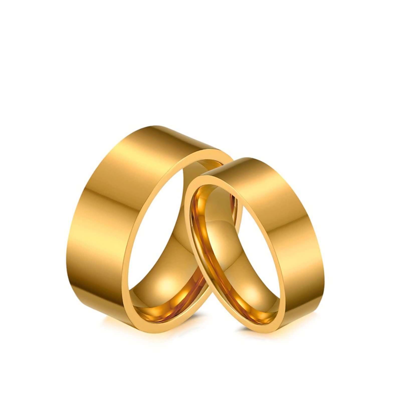 ROMQUEEN Joyas 2 Pcs Rings Ring Jewellery Silver Wedding Band Ring Band 0.6MM Promise Ring Christian,Size H 1/2-Z 1/2