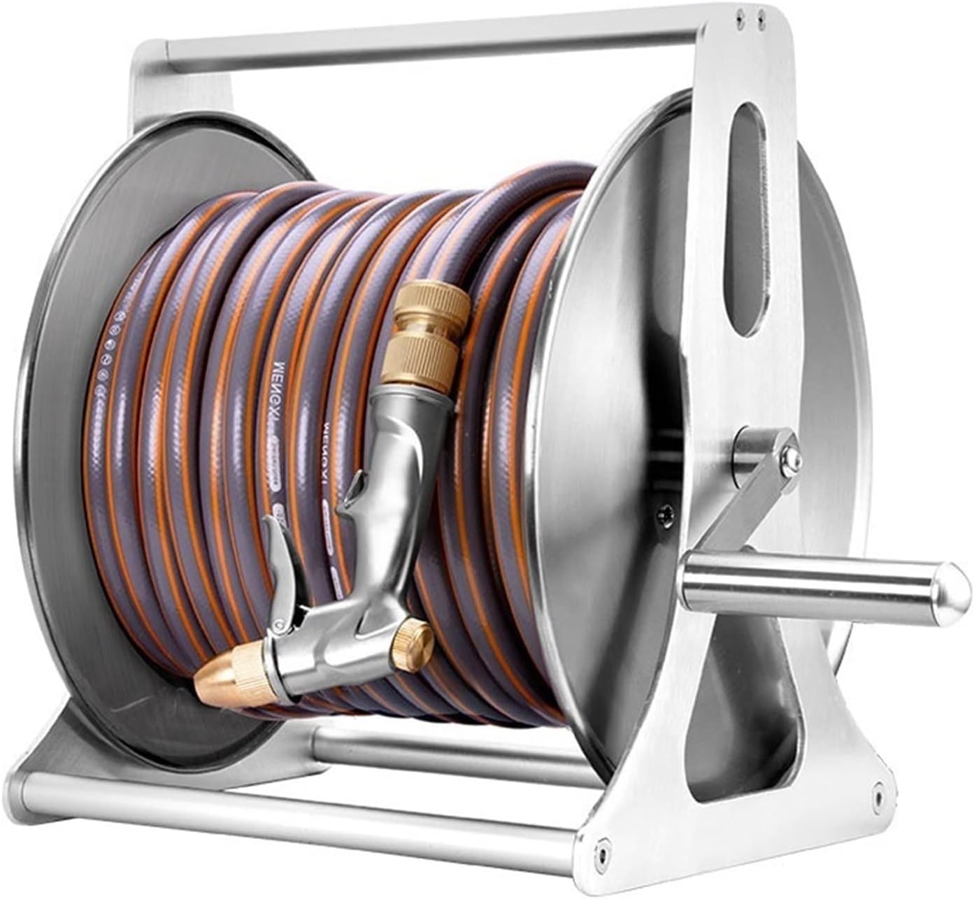 Amazon ホースリール 散水ホース Hose Reels 10m 15m 20m 30m 40m 50m 壁掛け式 ステンレス鋼