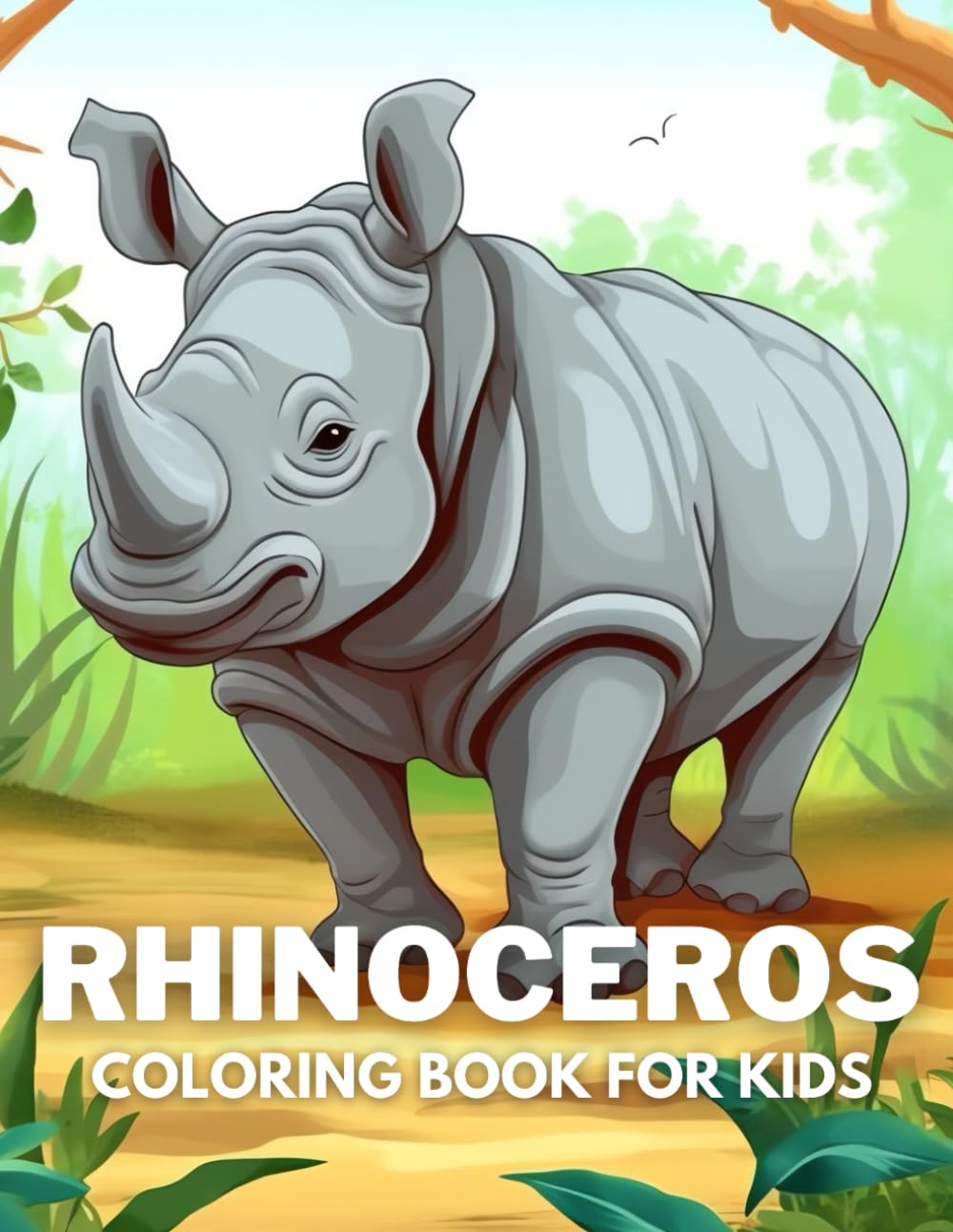 Rhinoceros Coloring Book For Kids: +40 Fun And Easy Drawings Of Cute Rhinoceros To Color For Kids, Boys And Girls Who Love Rhinoceros, Stressrelief Relaxing