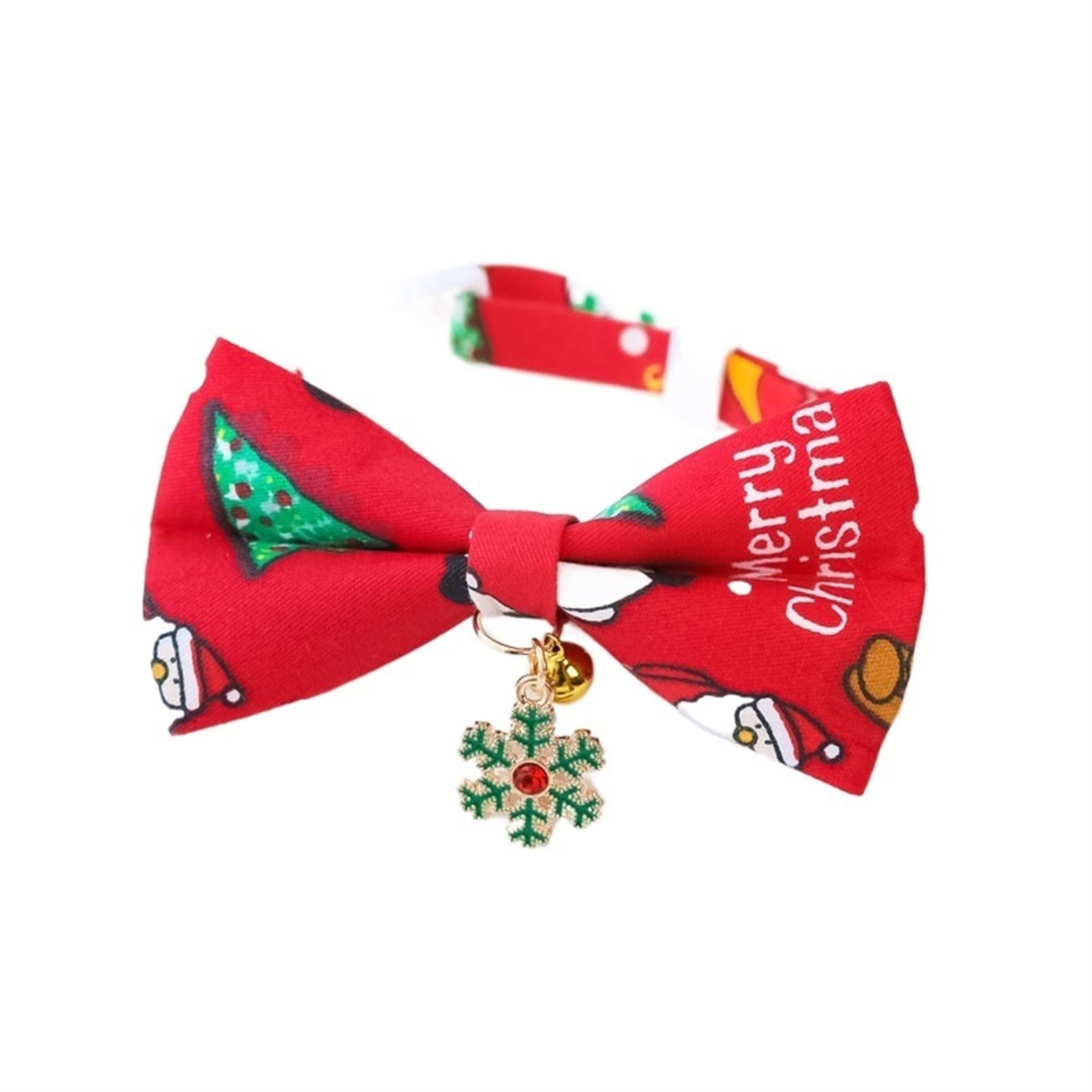 Collier de chien bell cat dog JINGYAN ajustable de style flocon S