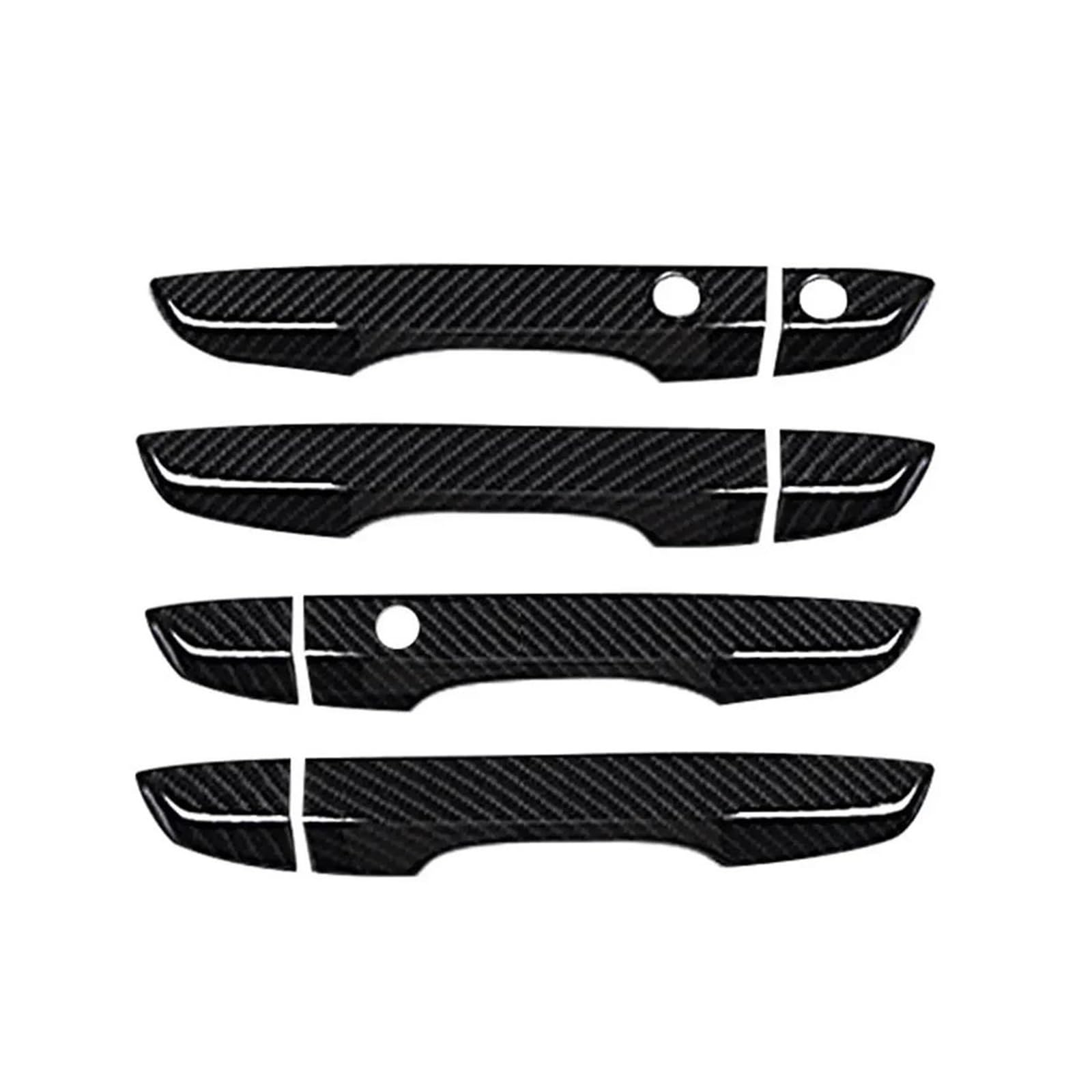 EVEKHAHHRB Exterior Door Handle 4PC for Civic 10th 2016 2017 2018 2019 Door Handle Covers Outer Door Handle(Carbon Fiber)