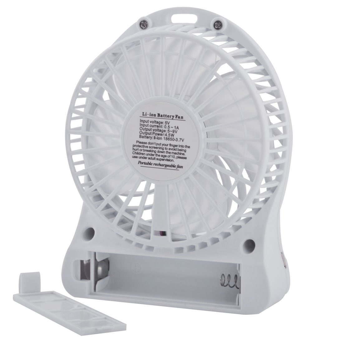 Qtqgoitem Computer Notebook Desk Mini Rechargeable USB Battery Powered Cooling Fan White (model: bd4 225 619 b4e 04a)