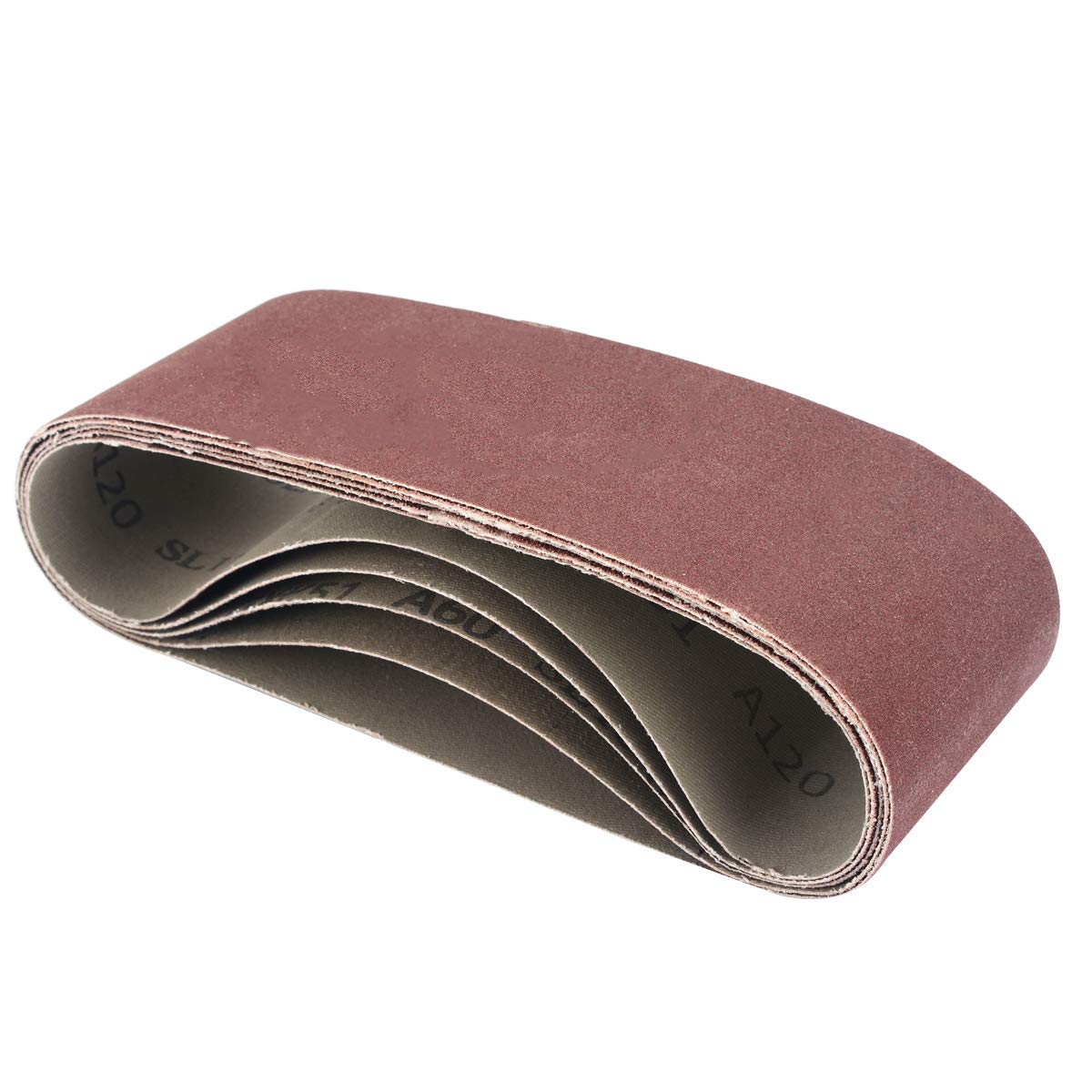Cintas lijadoras, Banda de lijado, banda pulido papel lija, 5 piezas 75 * 457 mm Bandas abrasivas Granos Lijadora Herramientas eléctricas 60/80/100/120/240 Grano