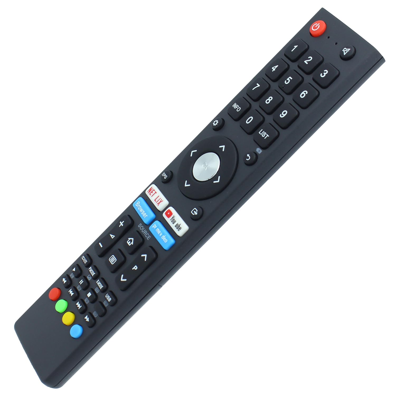 Amazon | Azwok GCBLTV02BDBIR リモコン 交換用 CHIQ TV U55H7N L32H7N