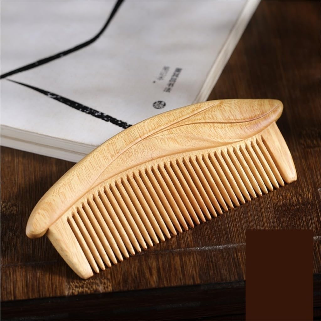 Peine De Estilo Retro, Viaje Portátil Madera Maciza, For Barba For Hombres, For Pelo Rizado (tamaño: 5 Pulgadas)