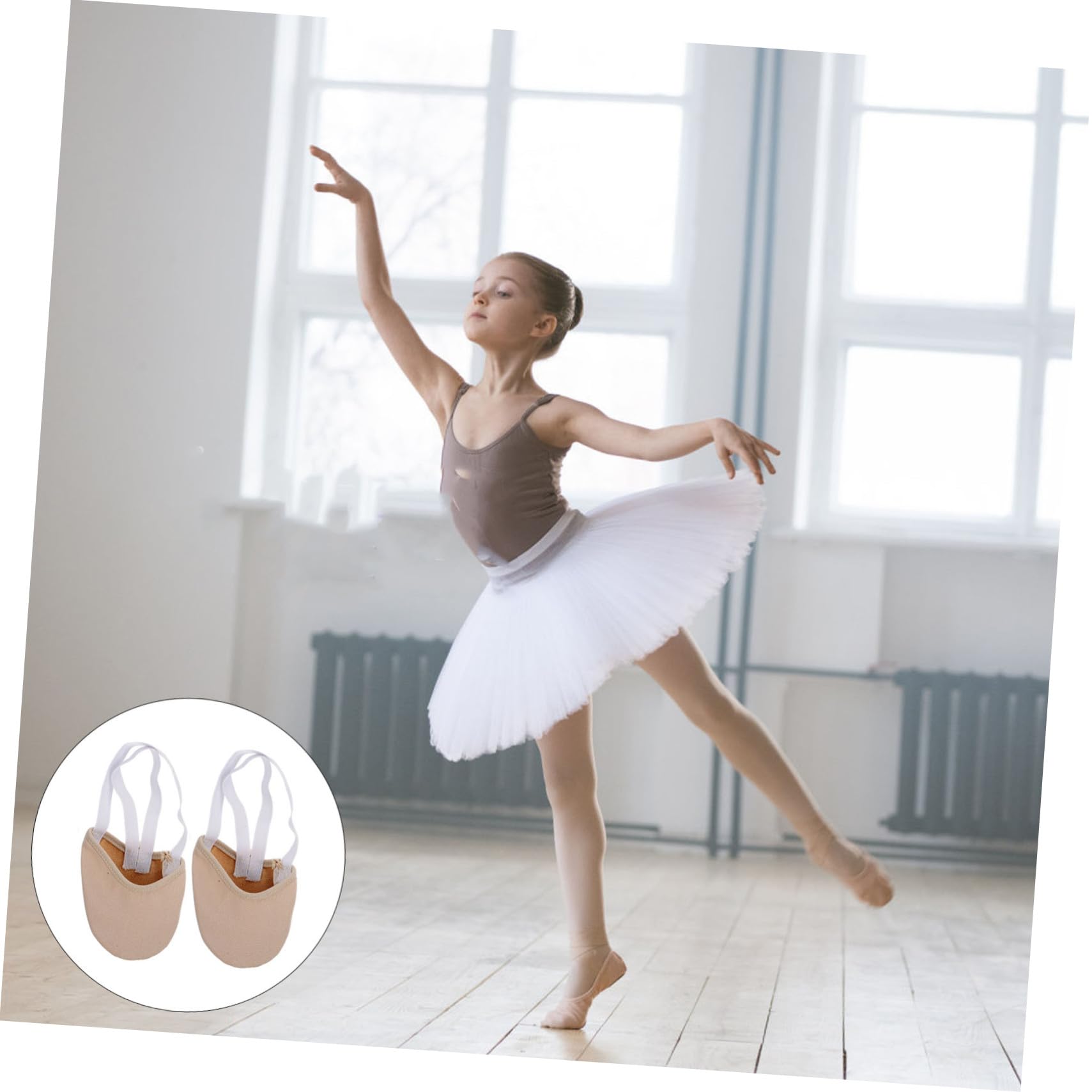 VANZACK Calcetines Antideslizantes para Baile y Yoga Mujer Niña Media Transpirable con Buen Agarre para Pilates y Entrenamiento Interiores Color