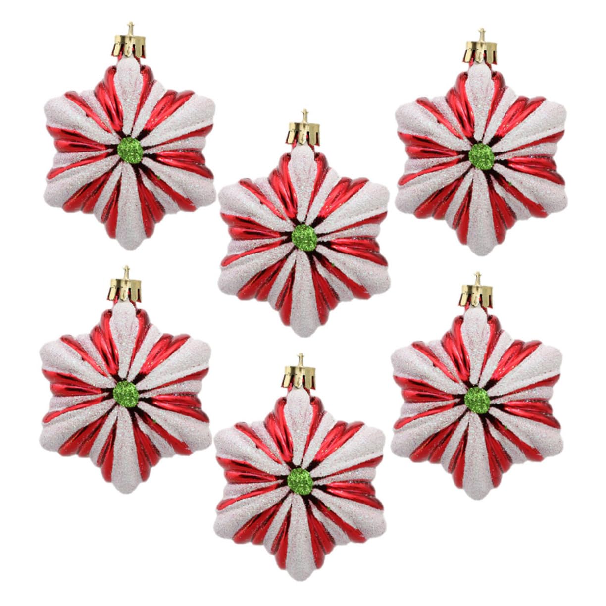 Cabilock Adornos Colgantes Navideños para Árbol De Navidad Bolas Decorativas con Diseño Temático Ornamentación Ligera Y Duradera para Festivo 6 Piezas X 5