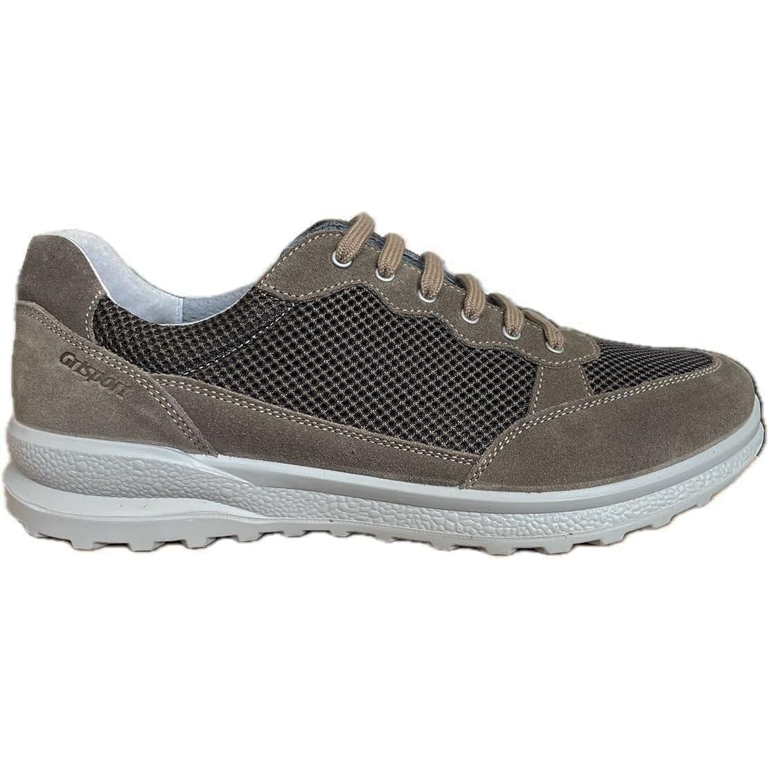 Grisport Scarpe Città Sneaker Argon Uomo Leggere estive in Pelle e Inserti alla Moda in Mesh Soletta Estraibile